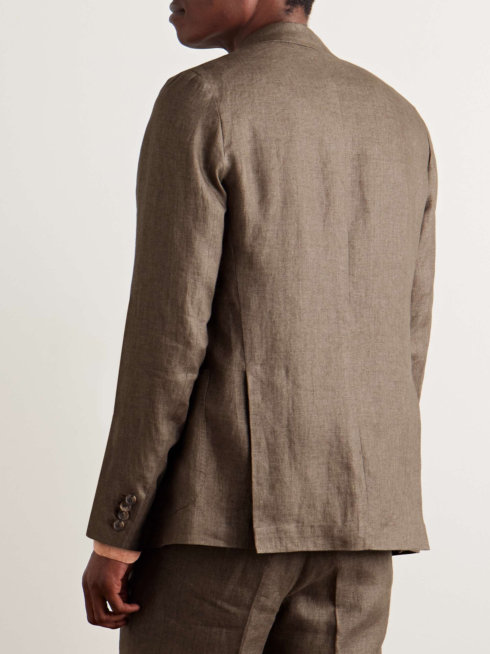 Posillipo Unstructured Linen Suit Jacket view