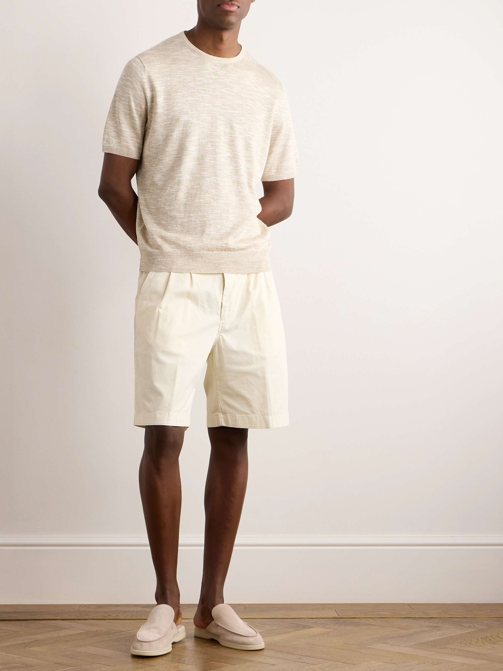 Linen and Silk-Blend T-Shirt view