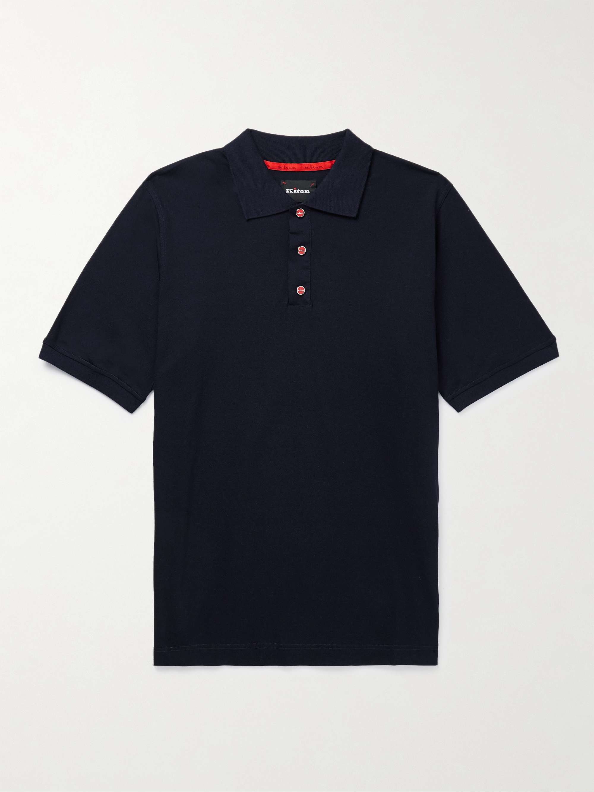 Cotton-Piqué Polo Shirt view