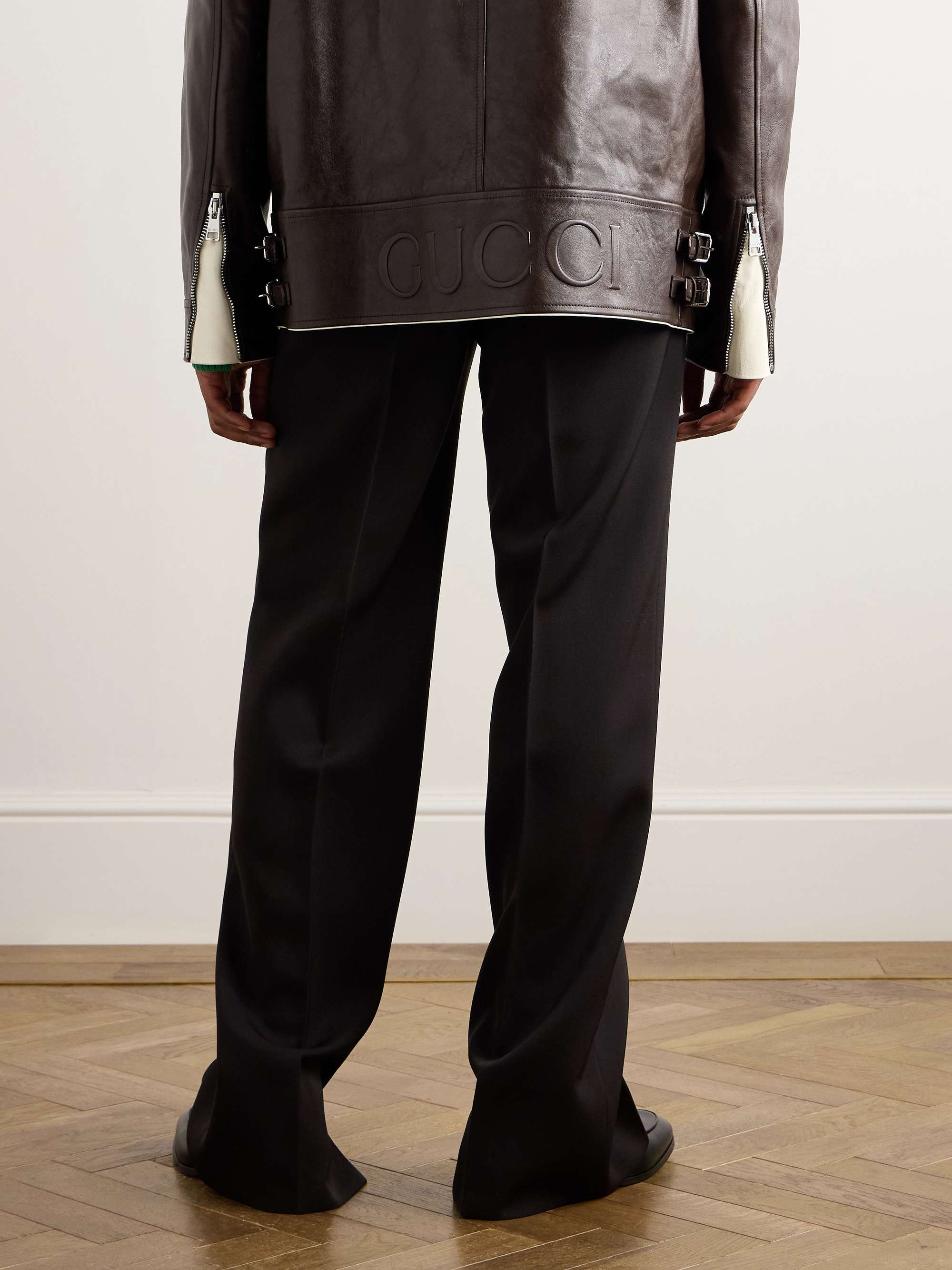 Straight-Leg Wool Trousers view