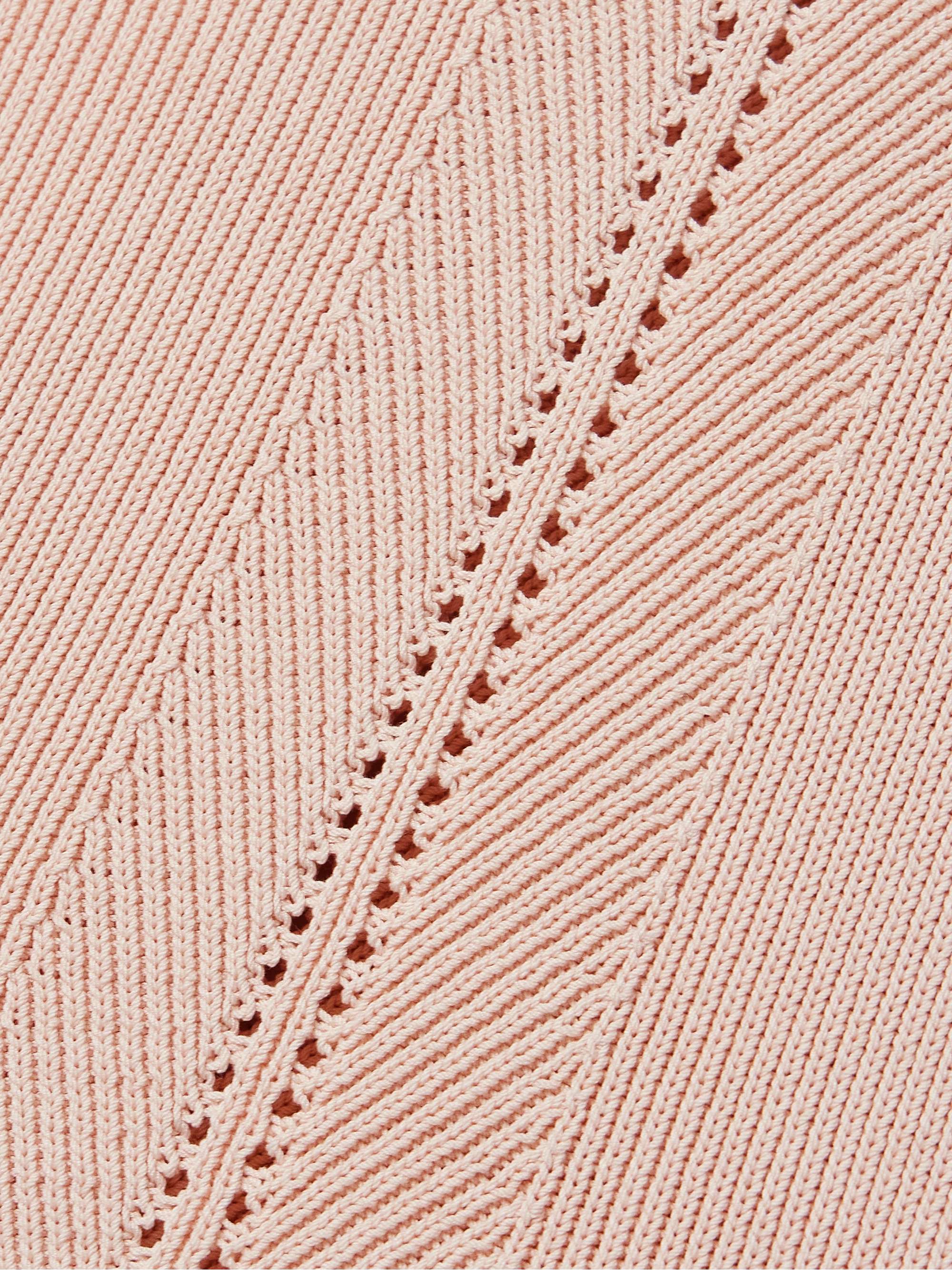 Gene pointelle-knit silk and cotton-blend tank view