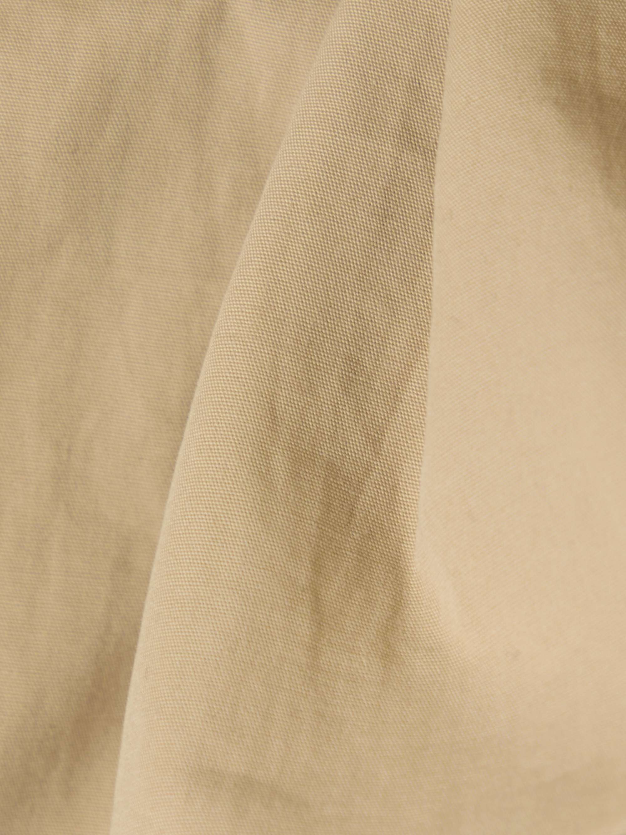 Cropped ruffled cotton-canvas jacket view