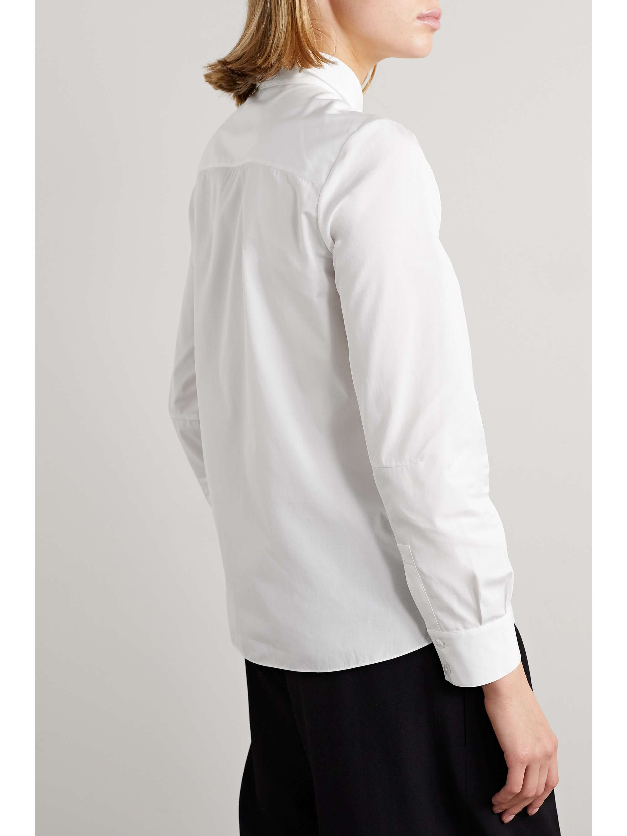 Sadie cotton-poplin shirt view