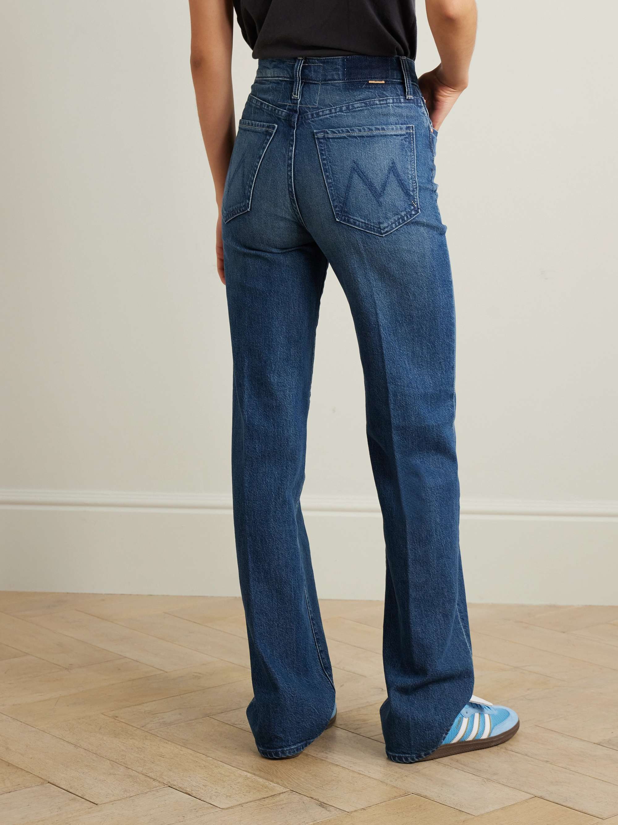 The Rambler Zip high-rise wide-leg jeans view