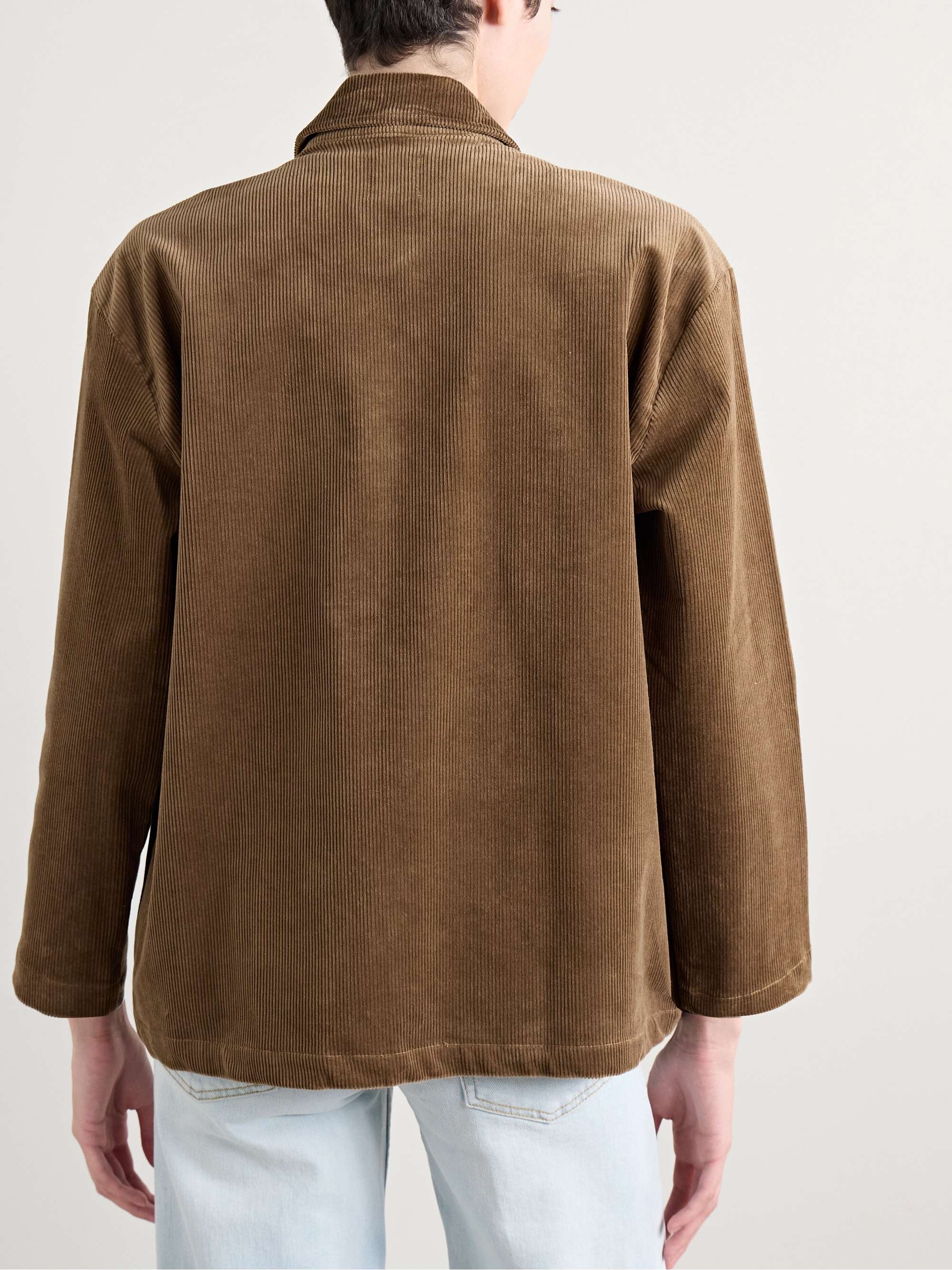 Cotton-blend corduroy jacket view