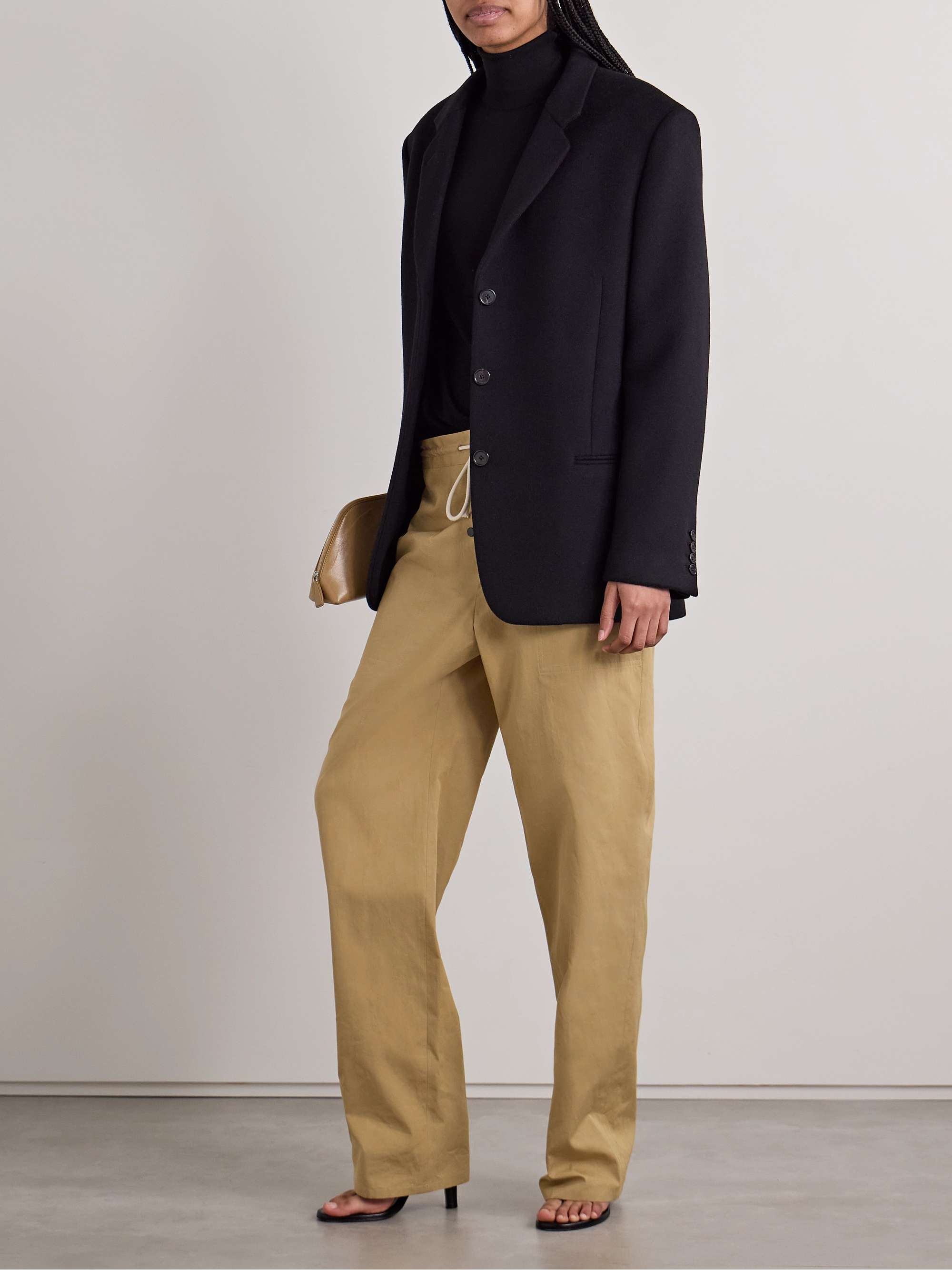 Bonette cotton straight-leg pants view