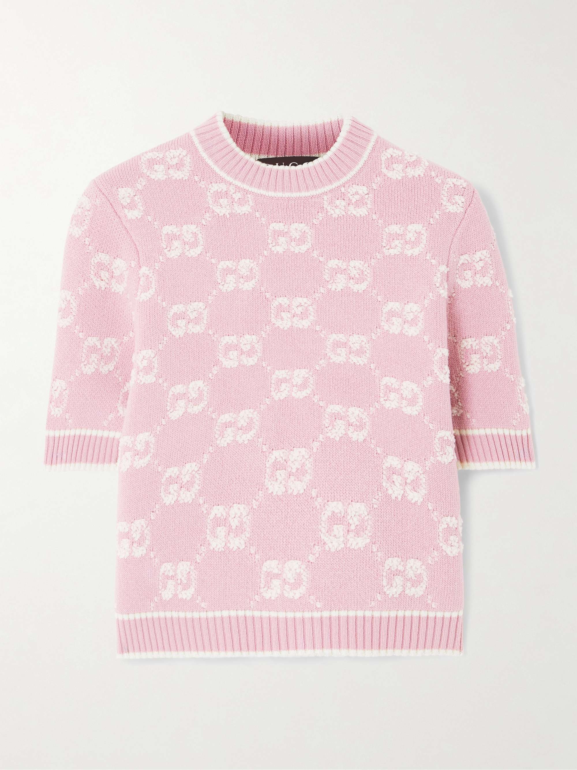 Wool bouclé-jacquard sweater view