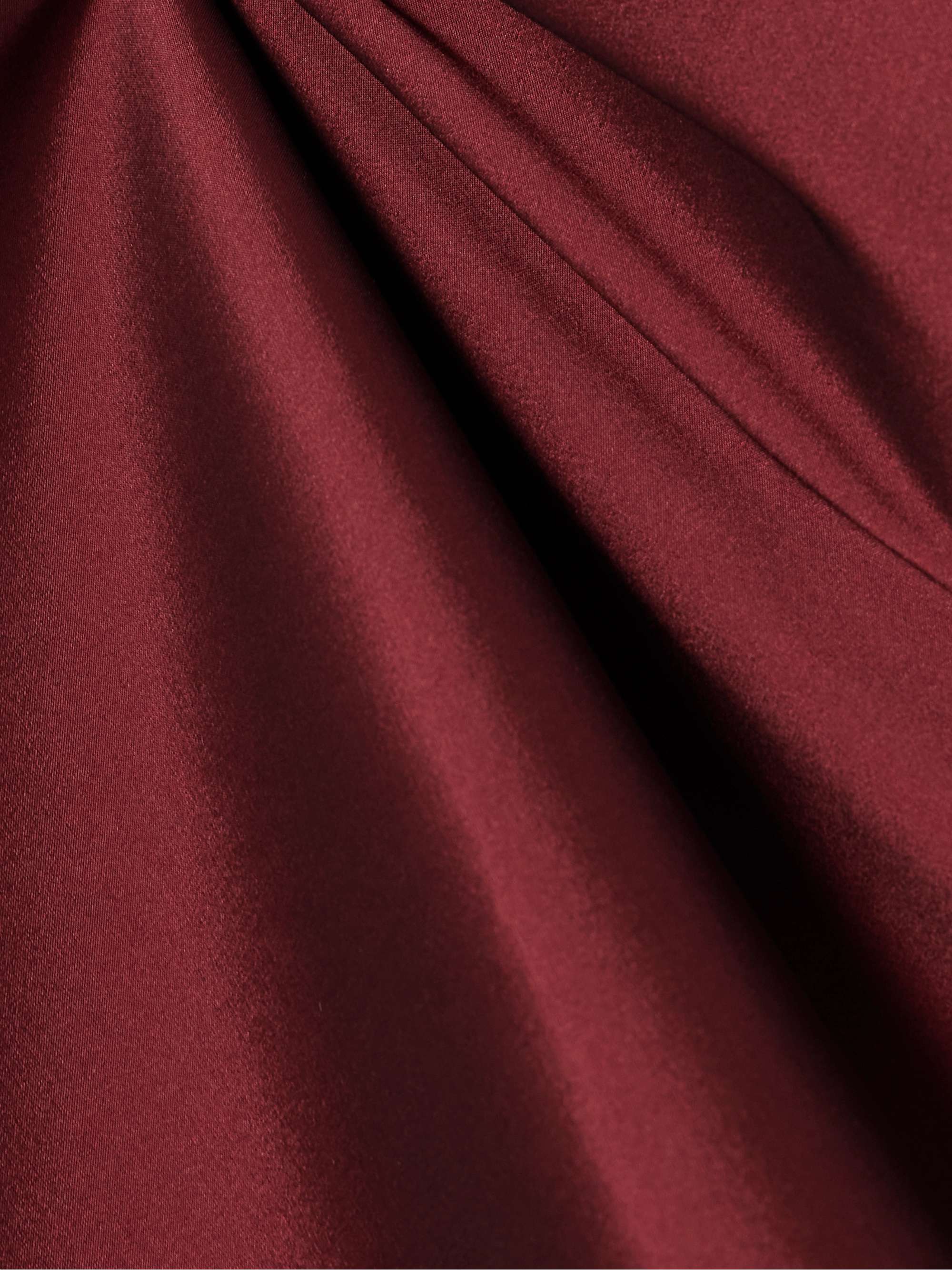 George gathered taffeta mini dress view