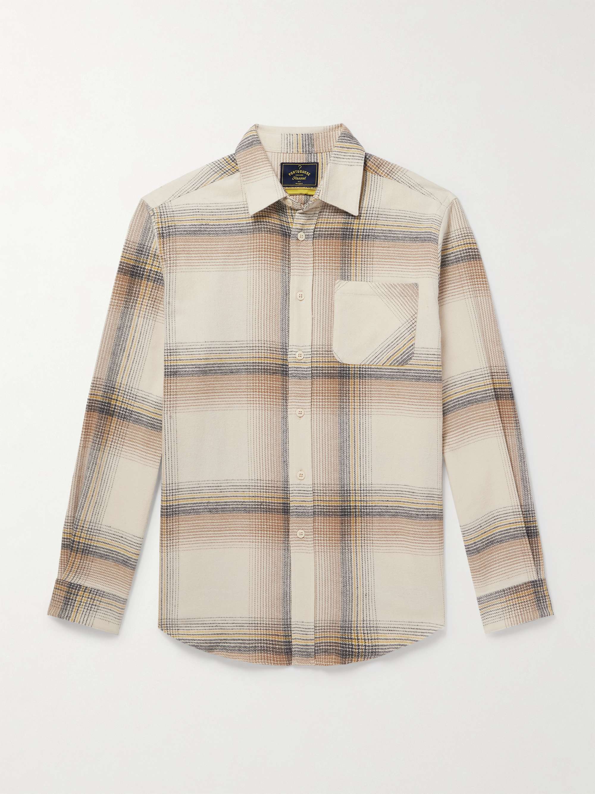 Nogal Checked Cotton-Flannel Shirt view