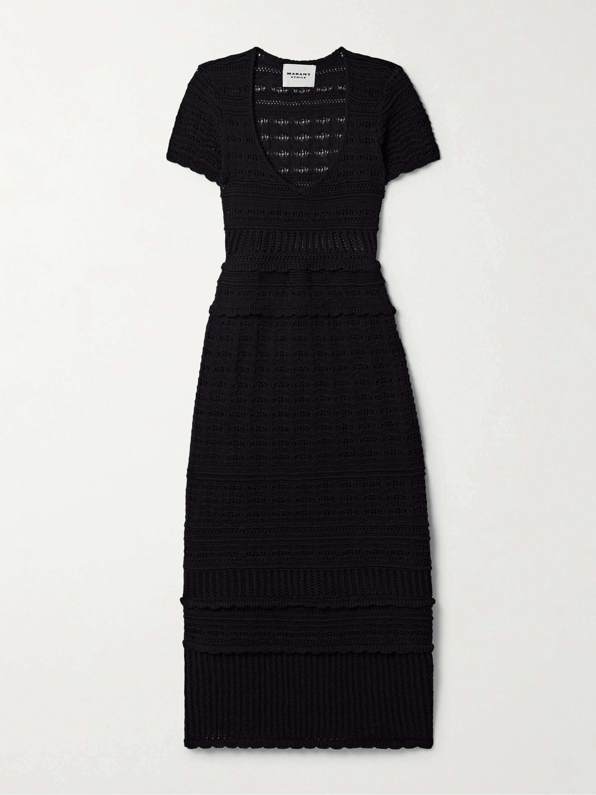 Aurore crocheted cotton midi dress view