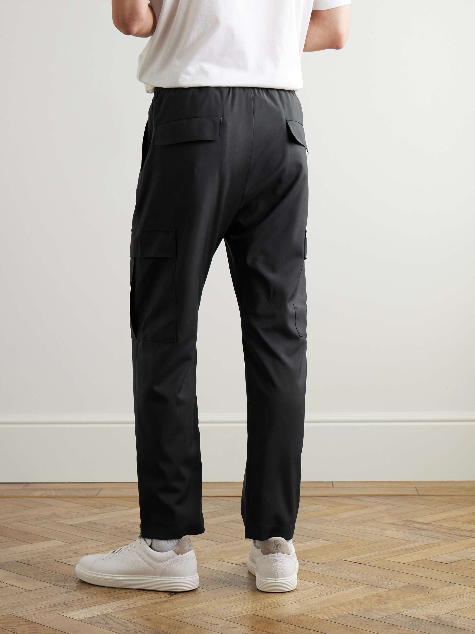 Tagio Straight-Leg Virgin Wool Cargo Trousers view