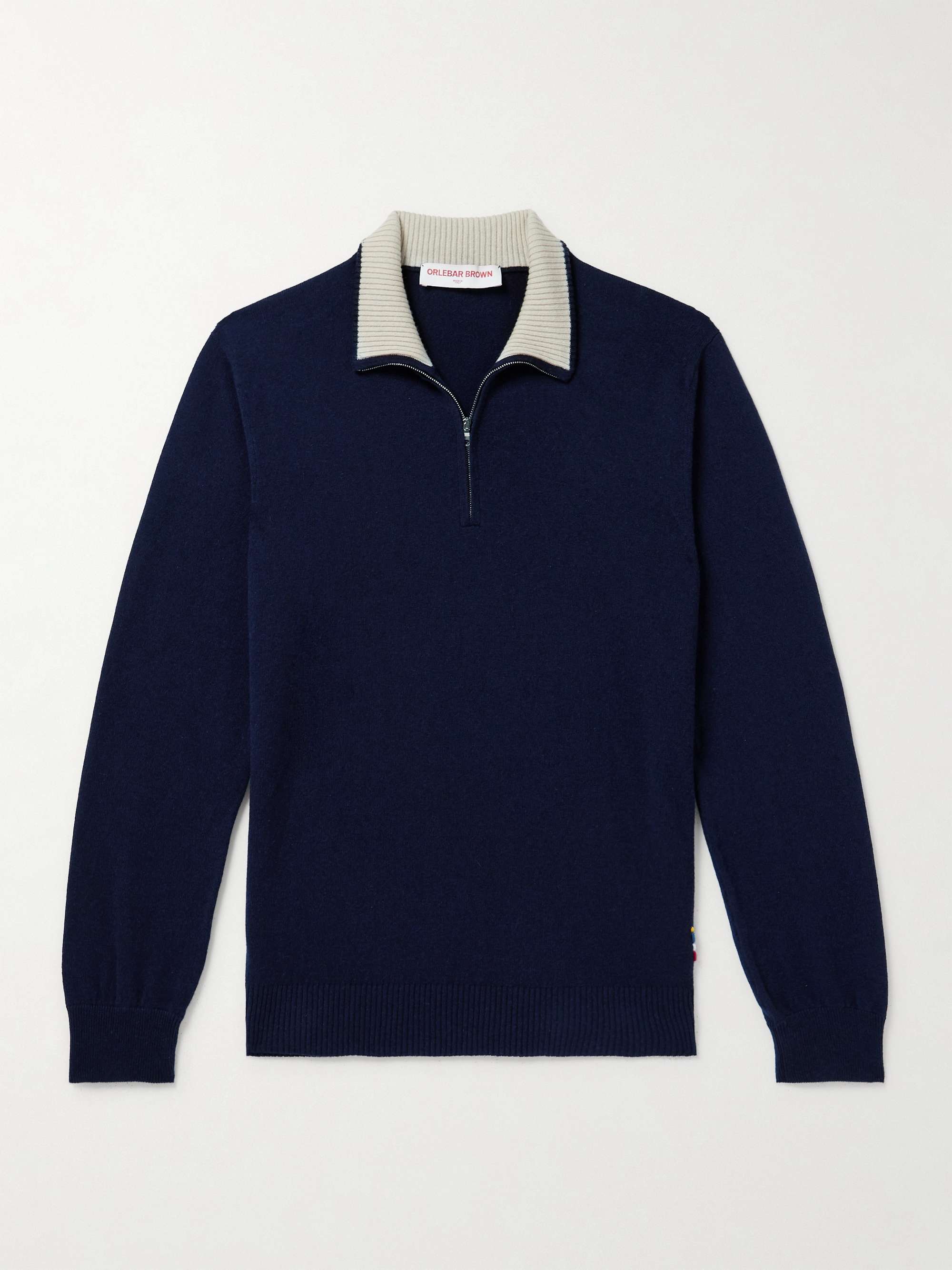 Hoyt Cashmere Half-Zip Sweater view