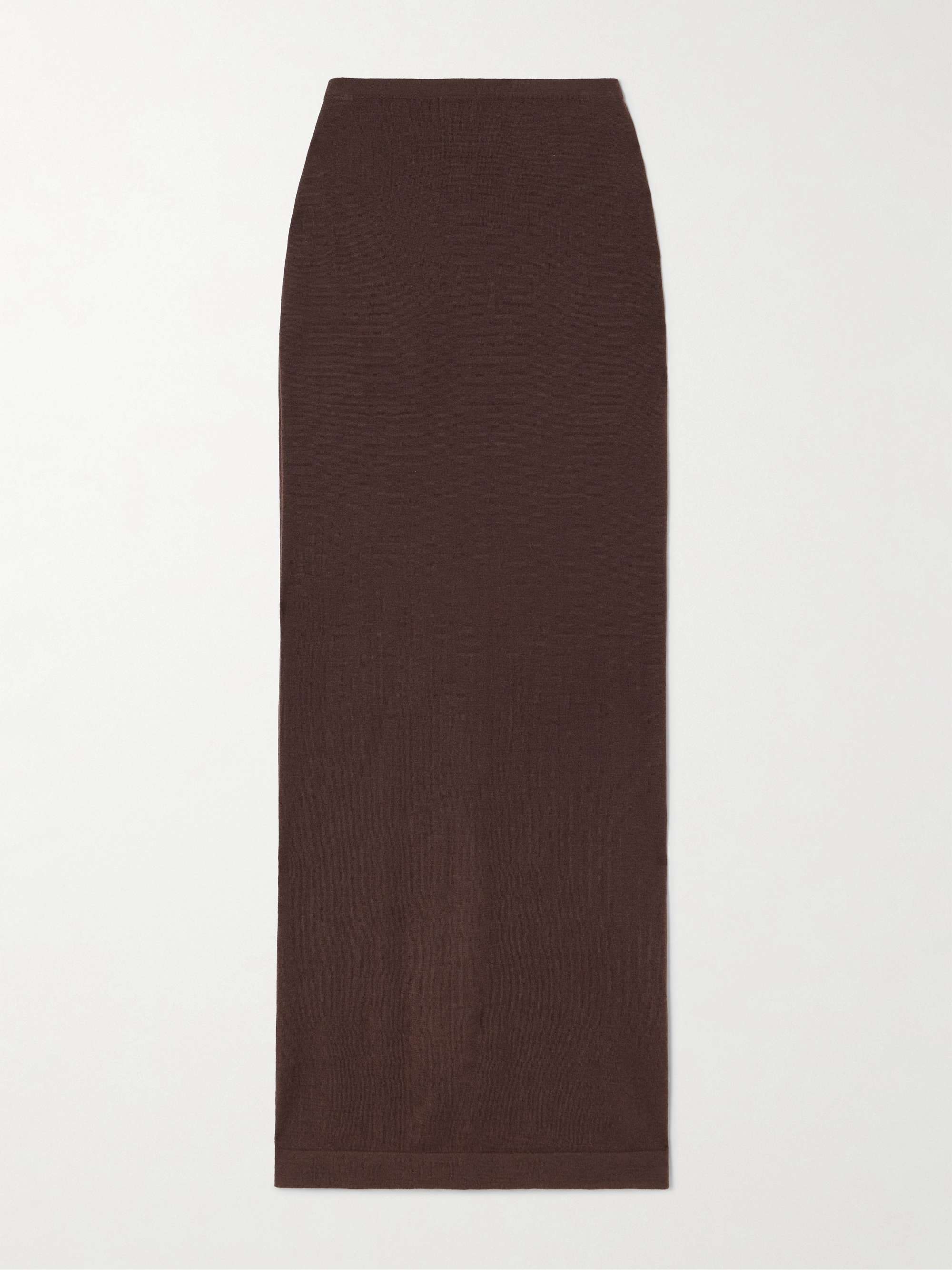 Emma cashmere maxi skirt view