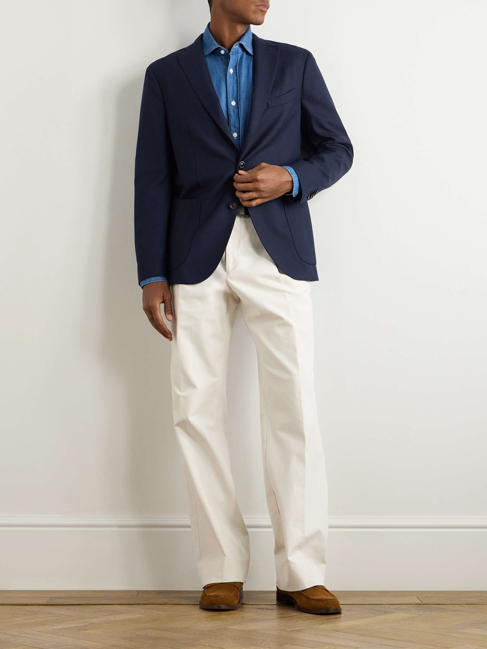Wool-Piqué Blazer view