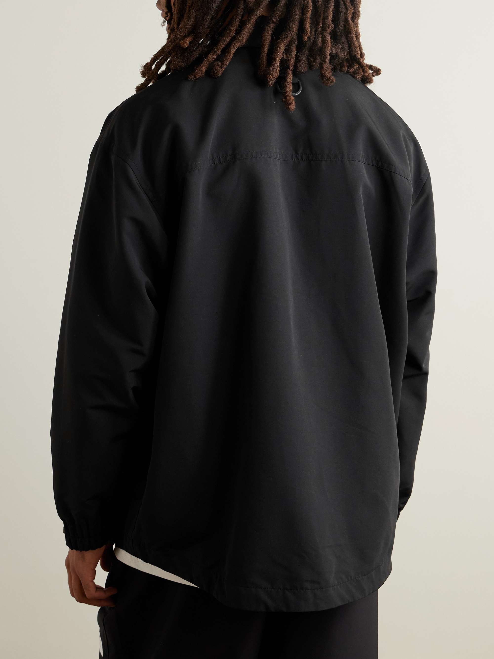 Liam Logo-Appliquéd Poplin Jacket view