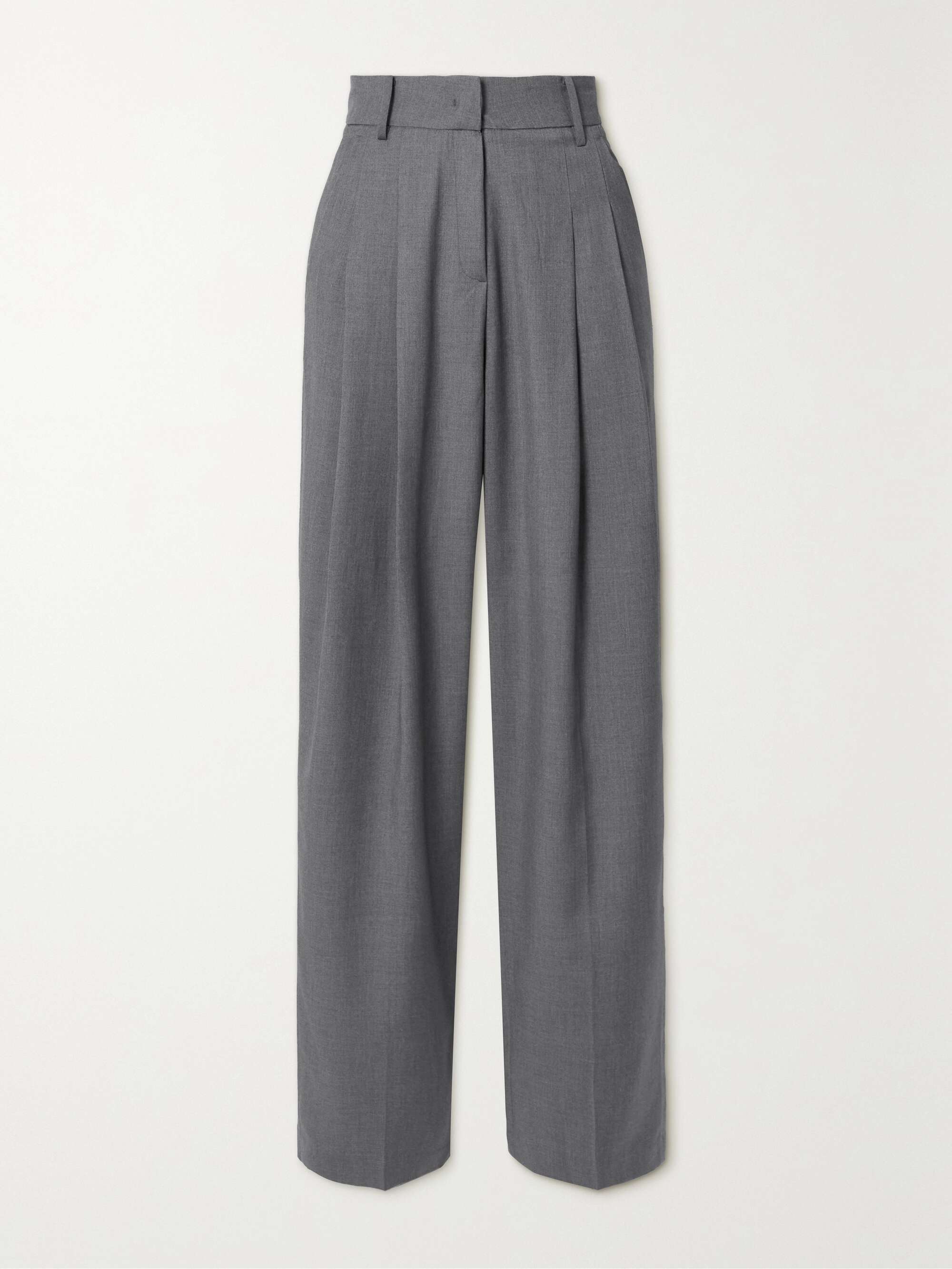 Gelso pleated TENCEL-blend straight-leg pants view