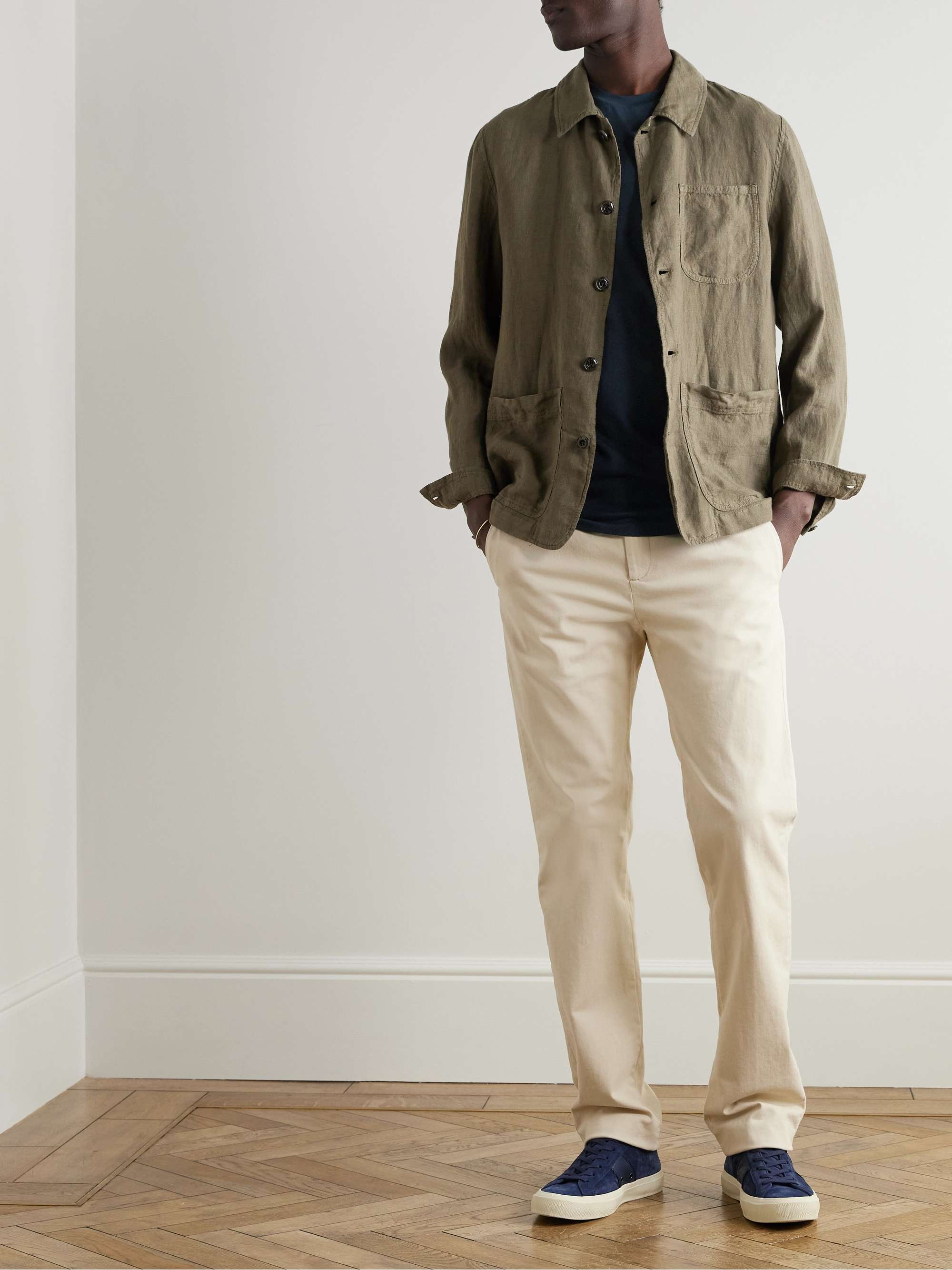 Lewis Slim-Fit Stretch-Cotton Jersey T-Shirt view