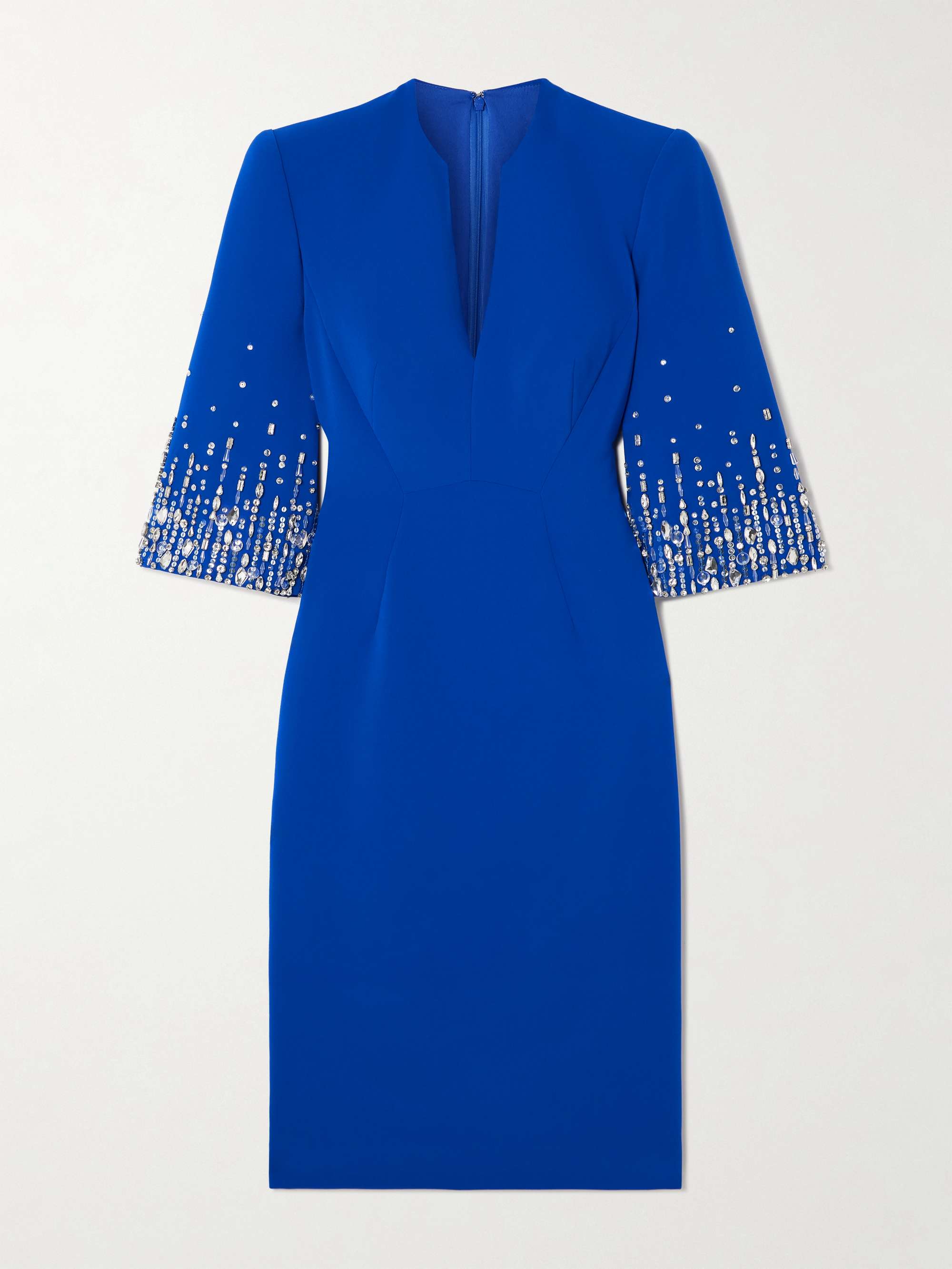Embellished cady midi dress view