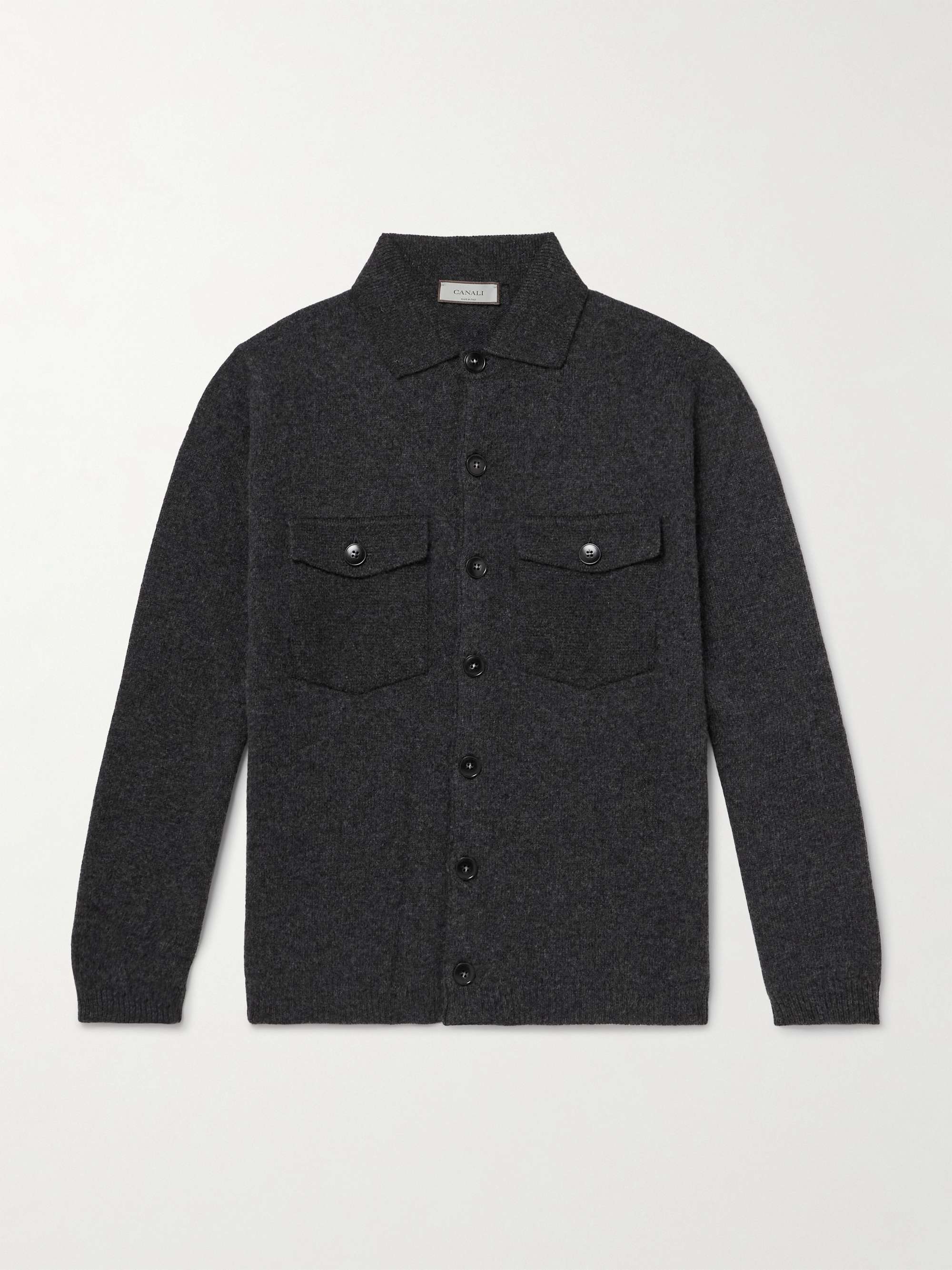 Slim-Fit Wool and Cashmere-Blend Cardigan view