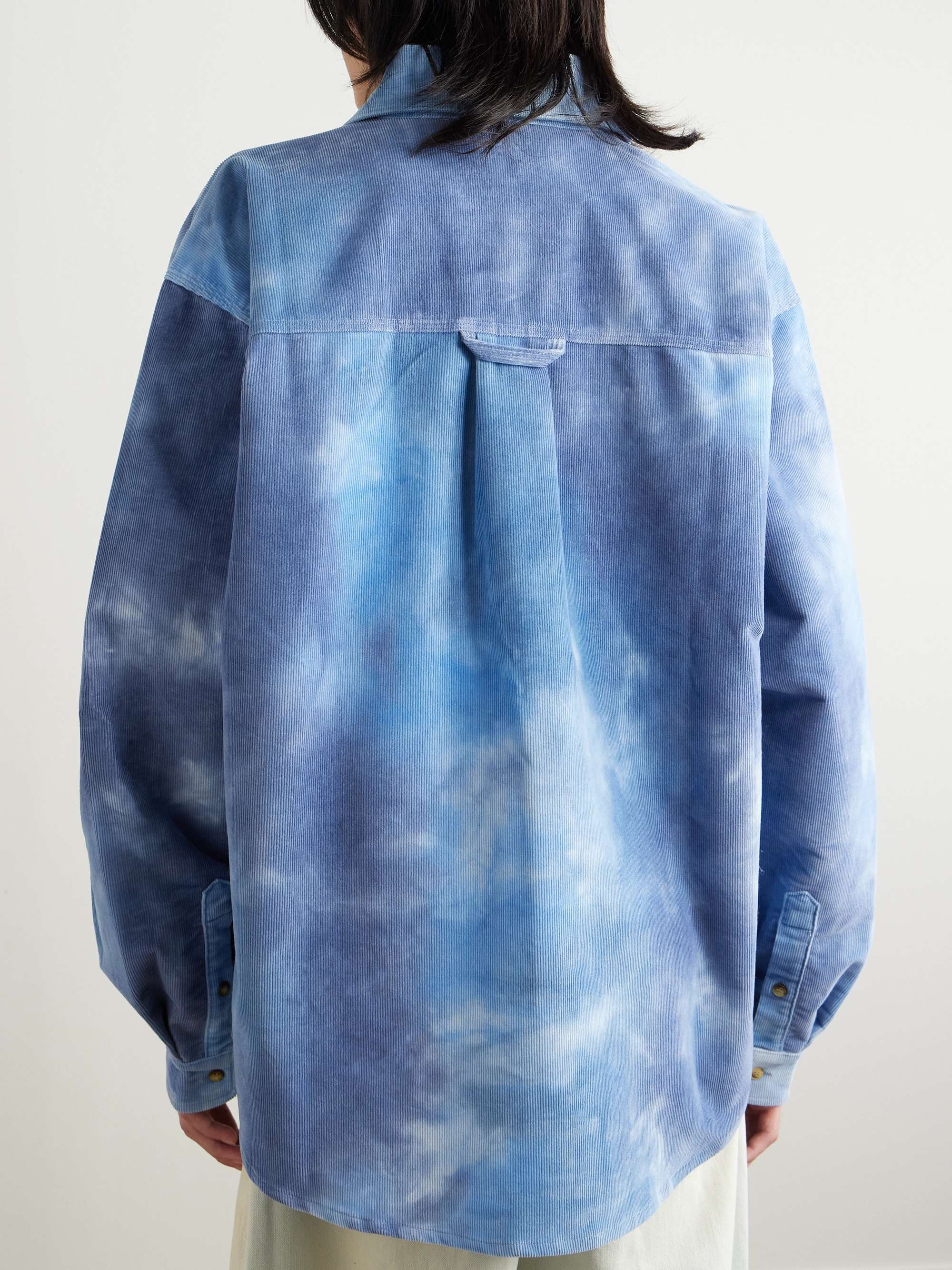 Tie-Dyed Cotton-Corduroy Shirt view