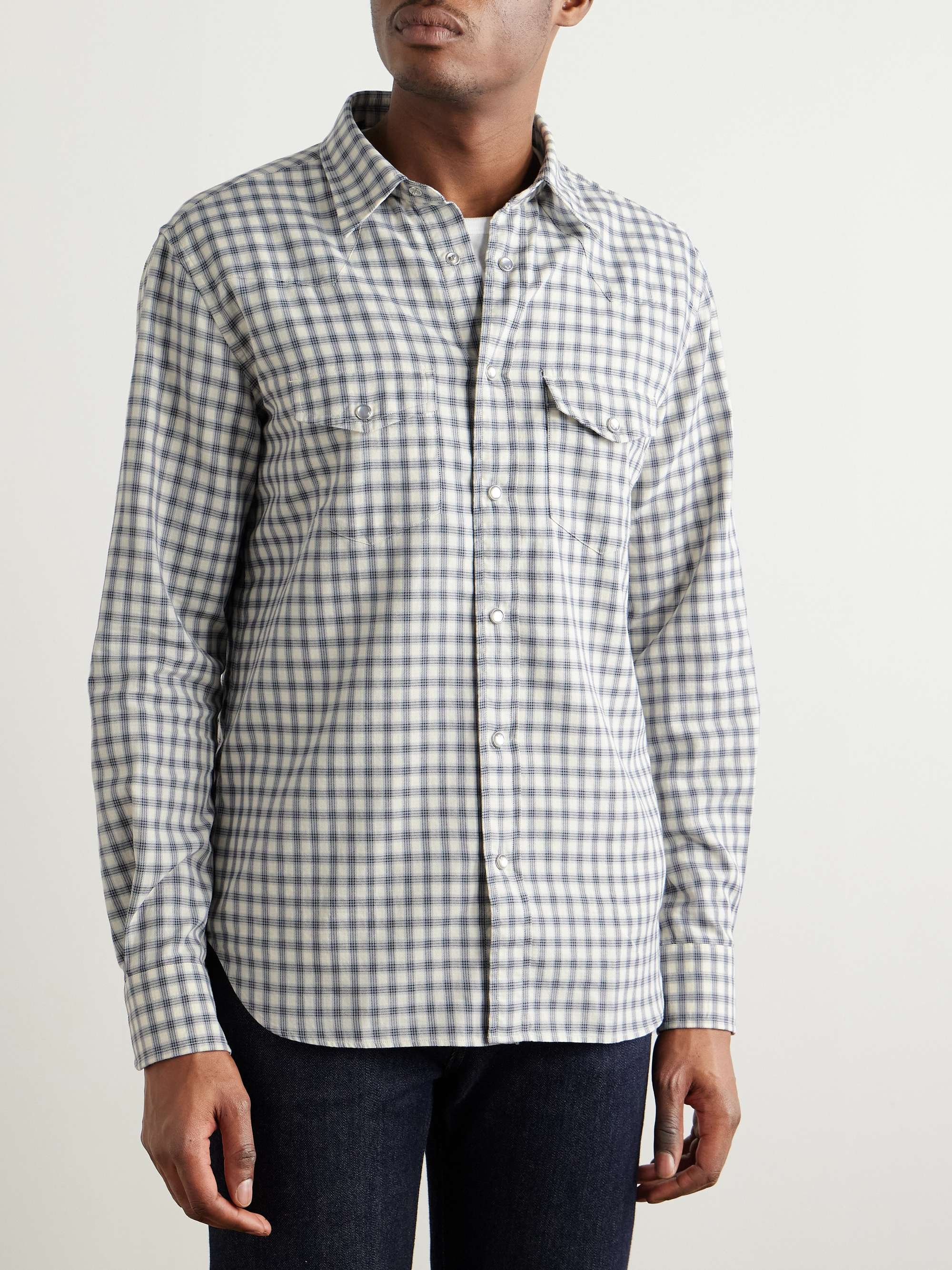 Checked Cotton Shirt view