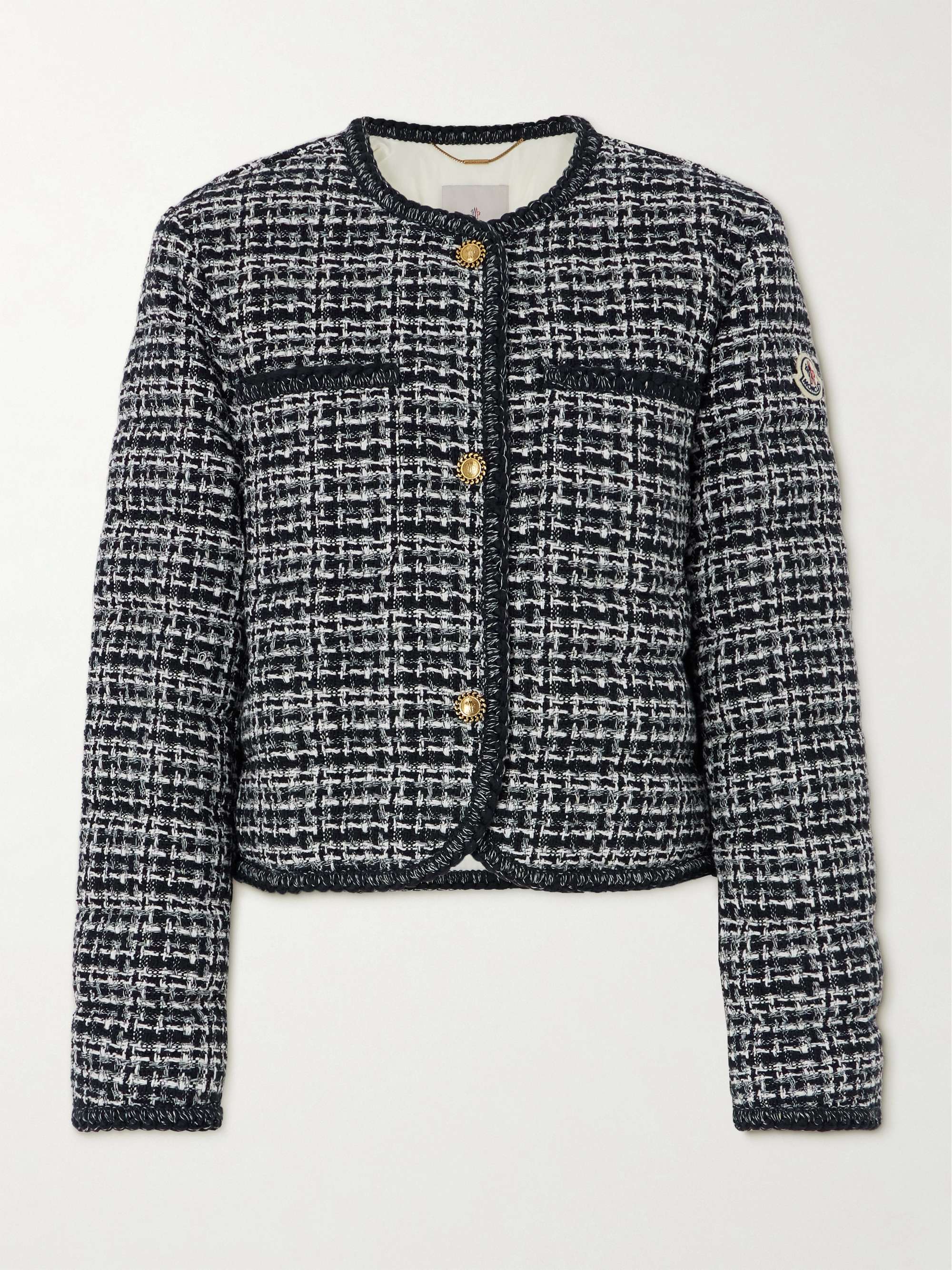 Eliadi cotton-blend tweed down jacket view