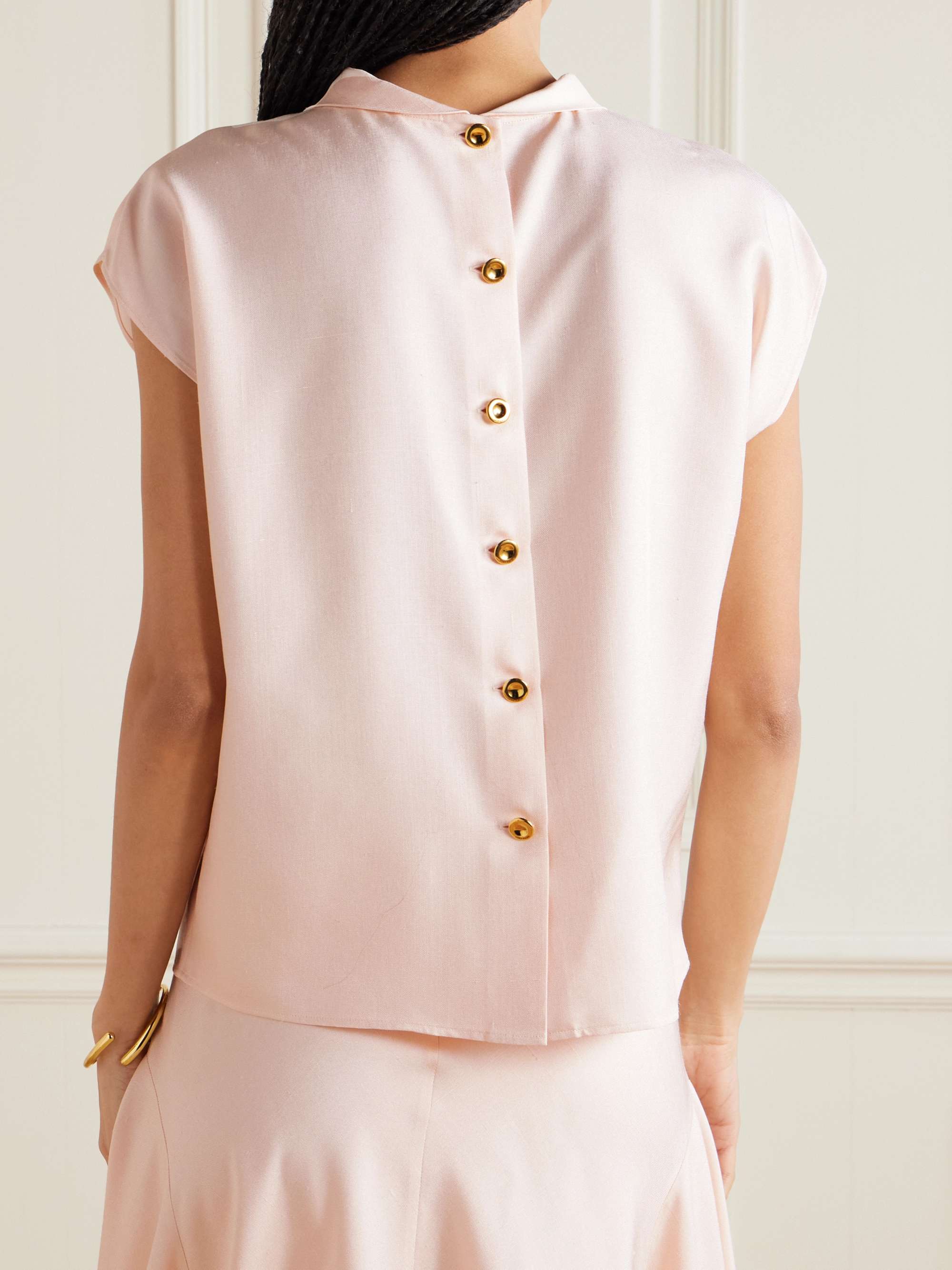 Janice silk-mikado shirt view