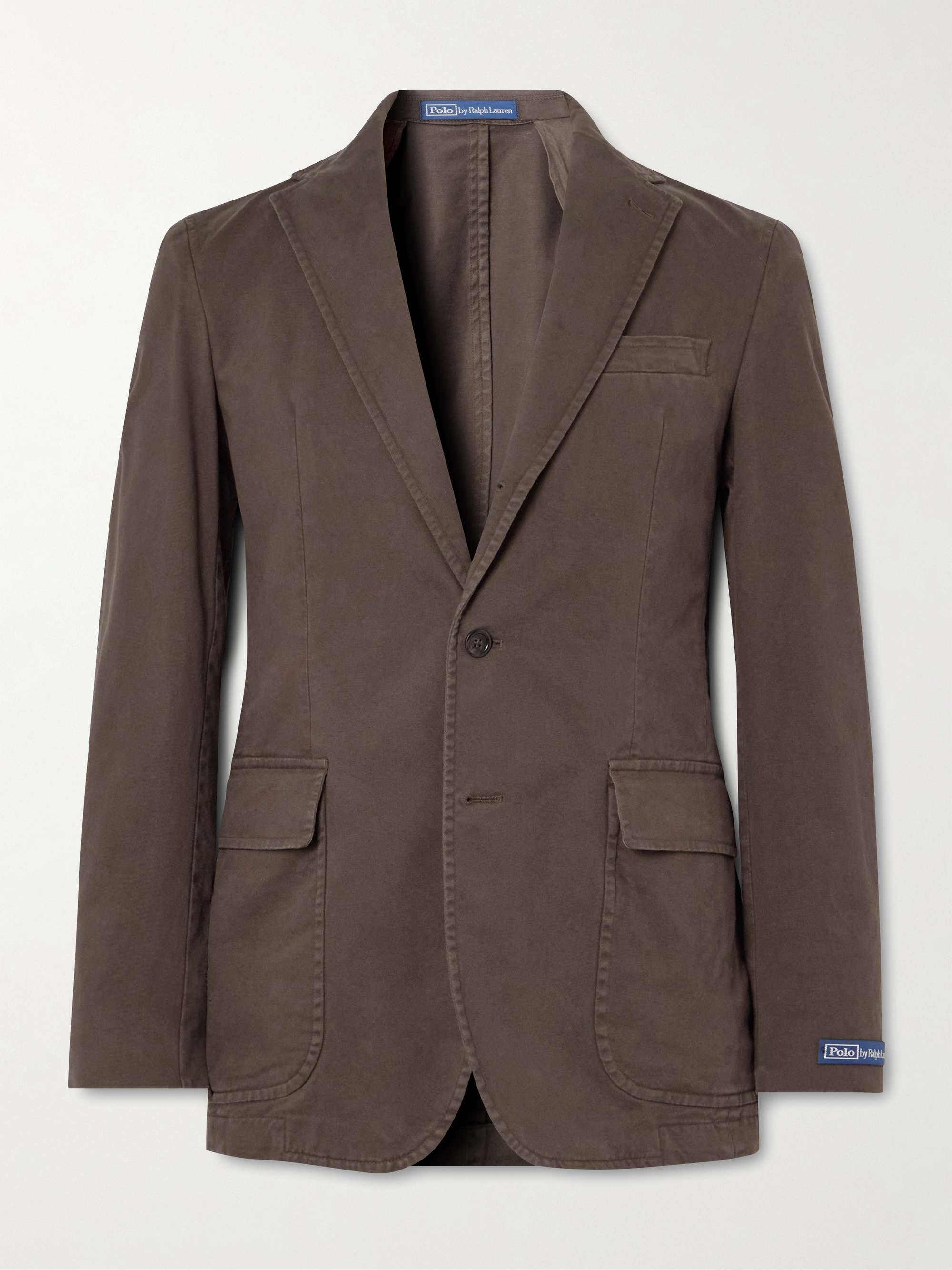 Cotton-Blend Twill Blazer view