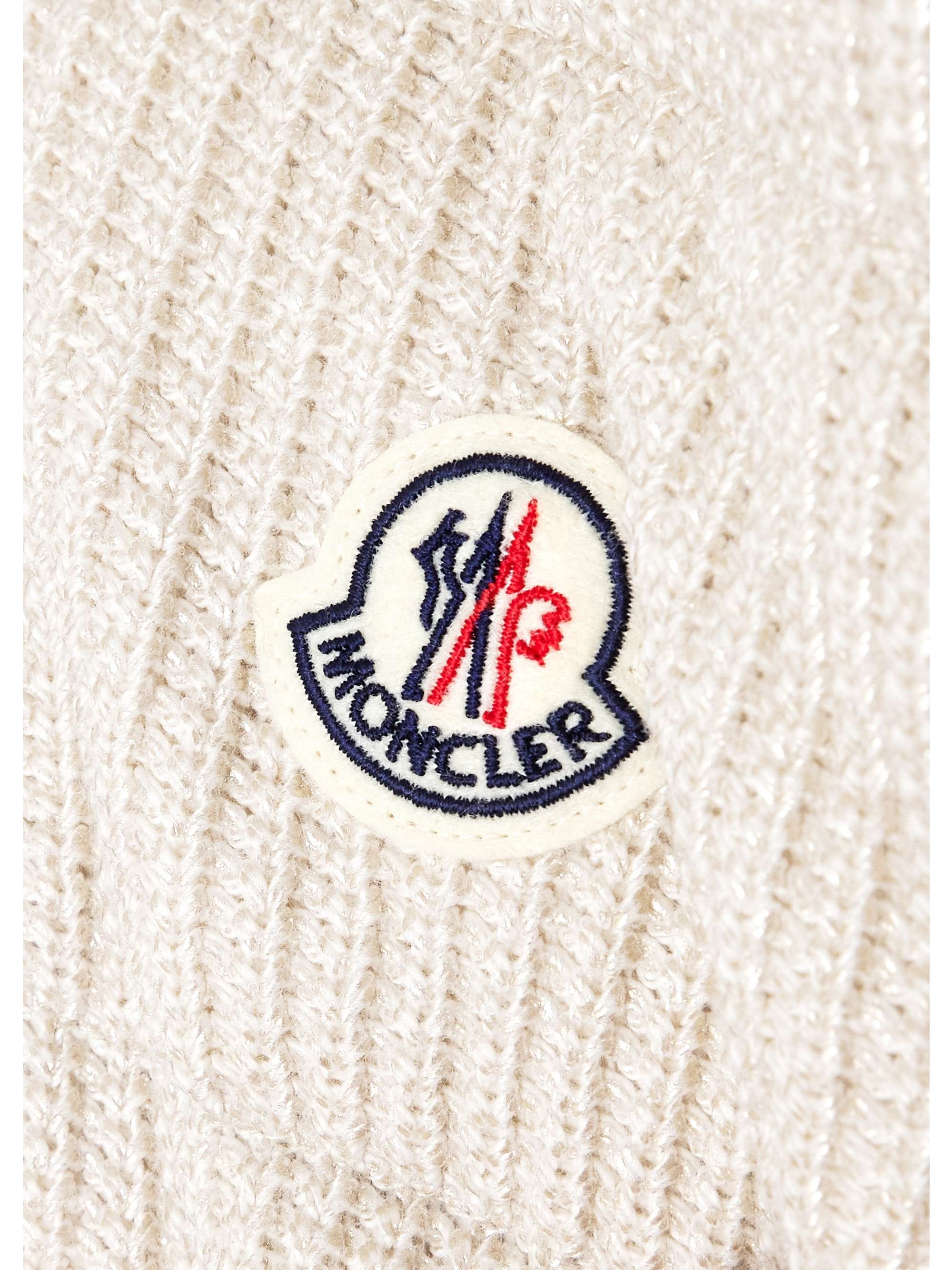 Thoiry quilted ribbed metallic cotton down jacket view