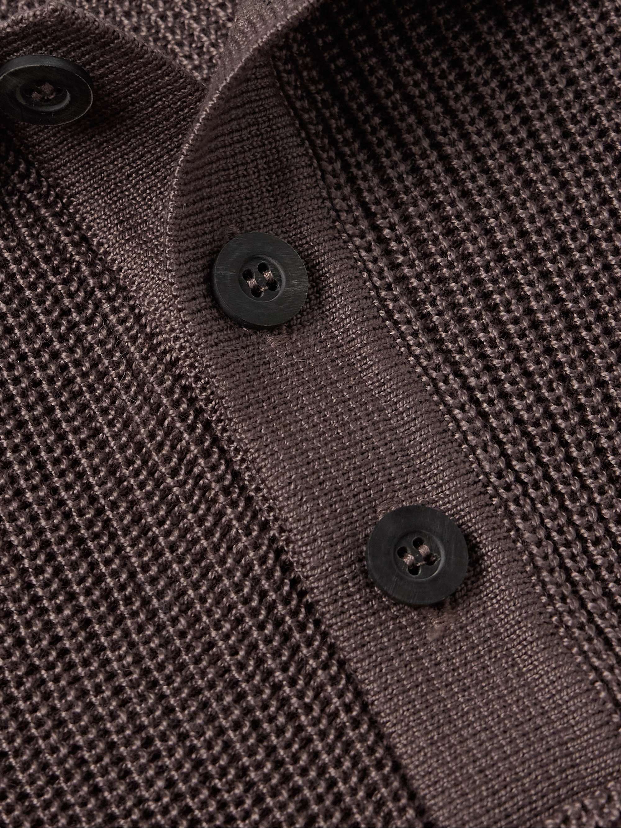 Ribbed Organic Mercerised Cotton Polo Shirt view