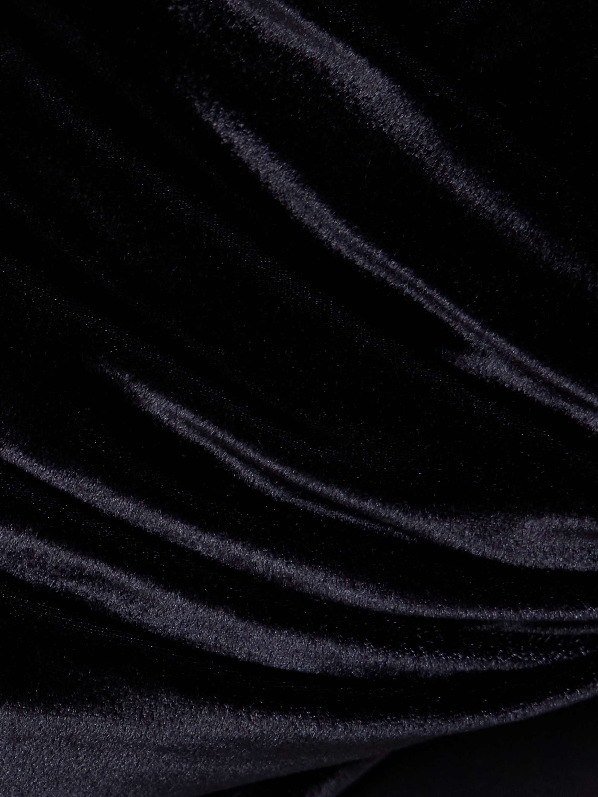 Bagolo cutout draped stretch-velvet jumpsuit view