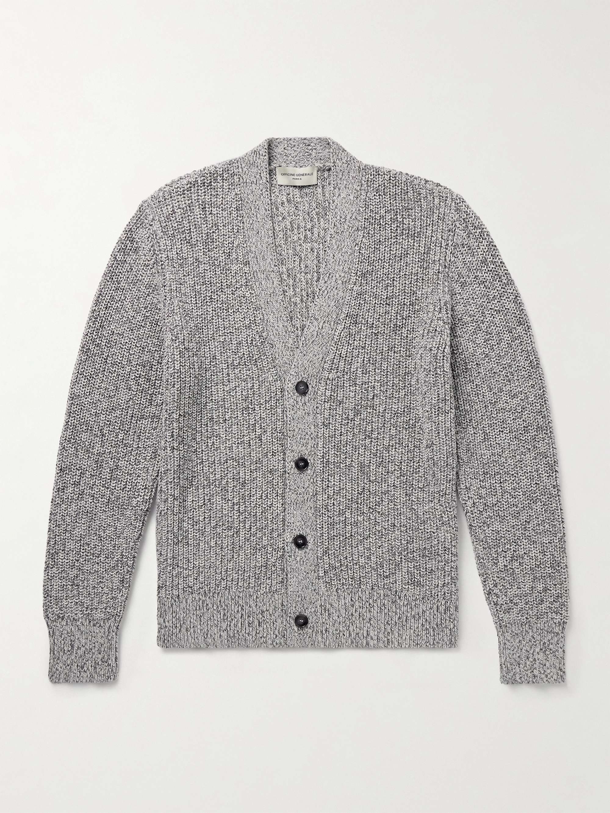 Miles Ribbed Organic Cotton Cardigan view