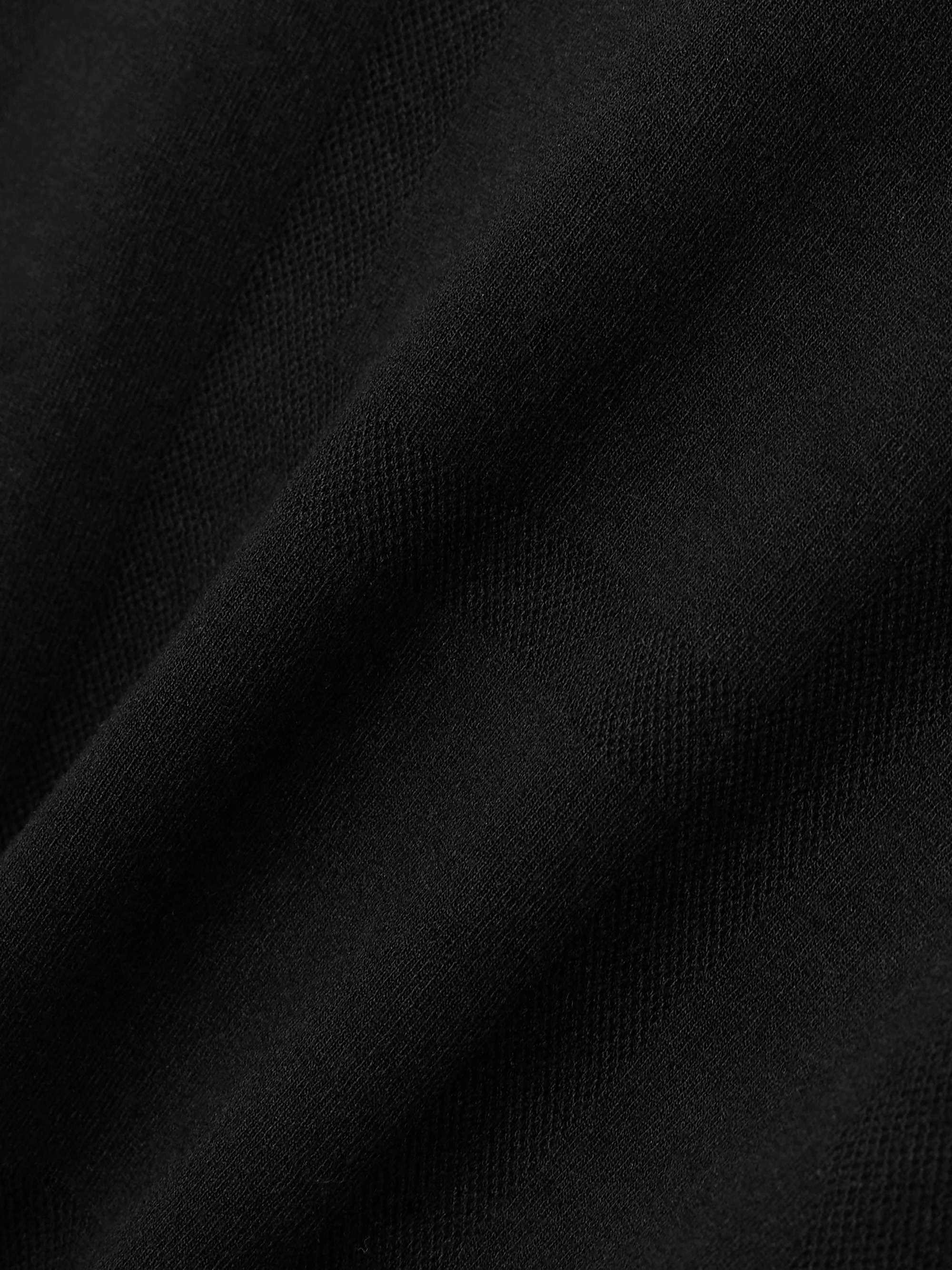 Jacquard-knit top view