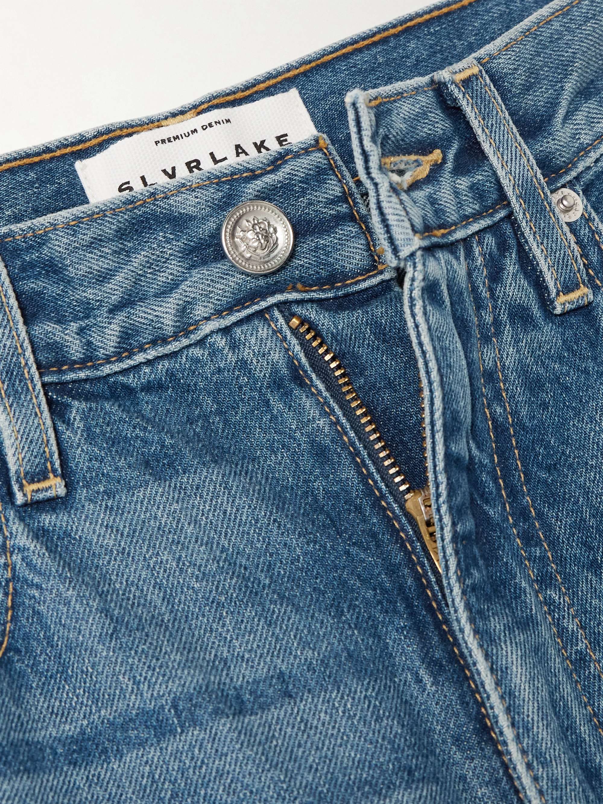 Eva high-rise wide-leg organic jeans view