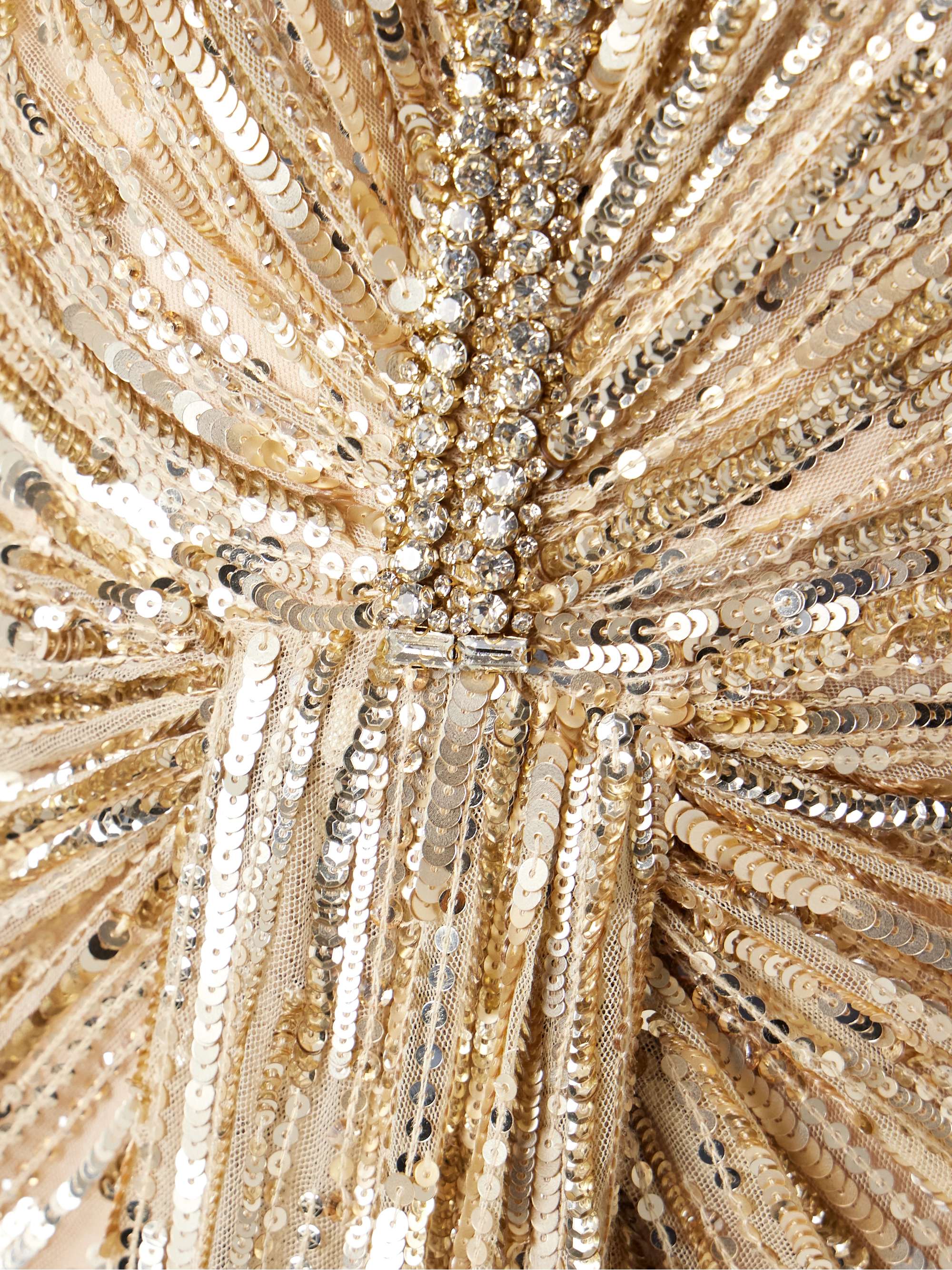 Zola draped embellished tulle gown view