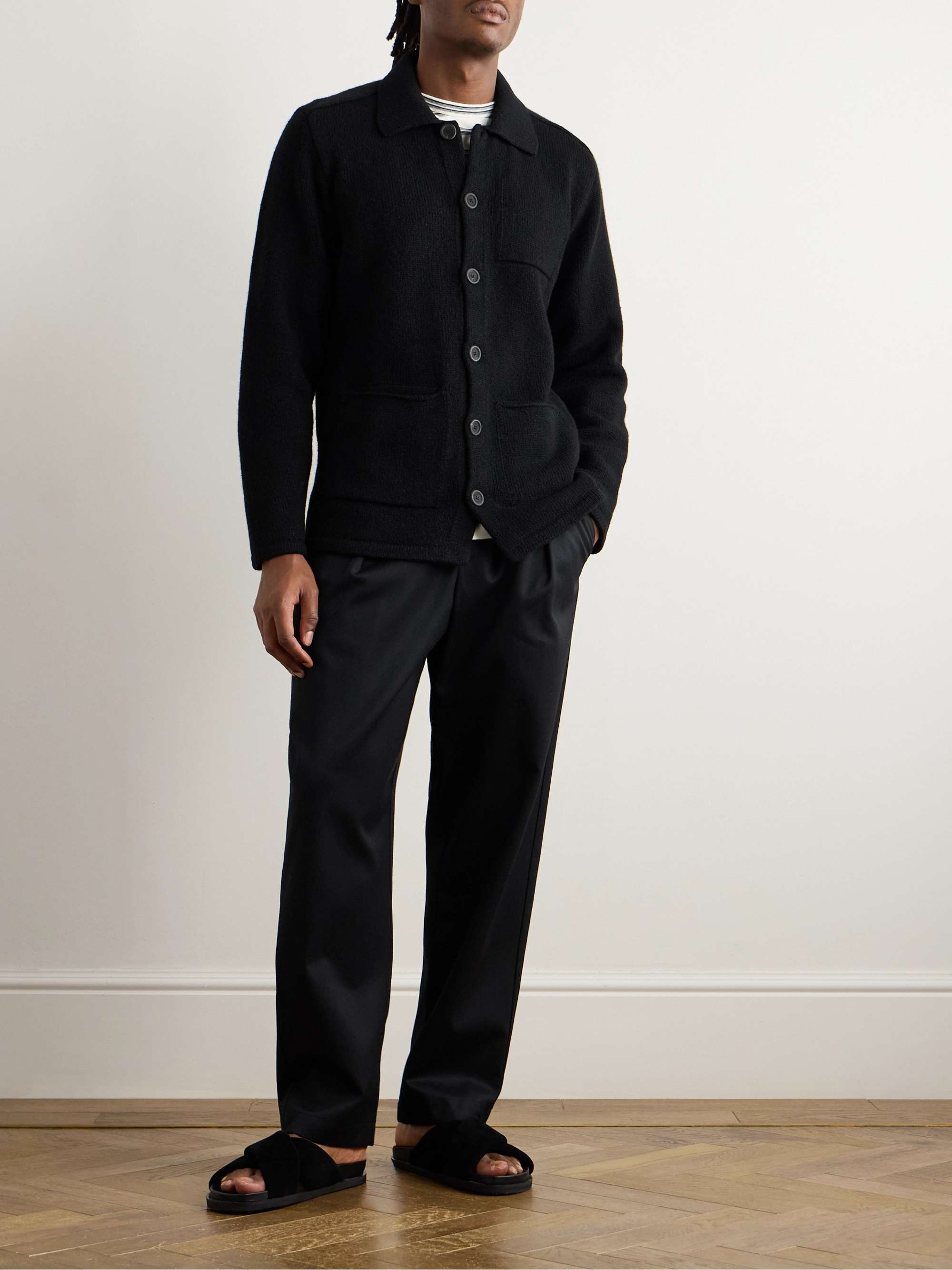 Carpenter's Merino Wool and Cashmere-Blend Cardigan view
