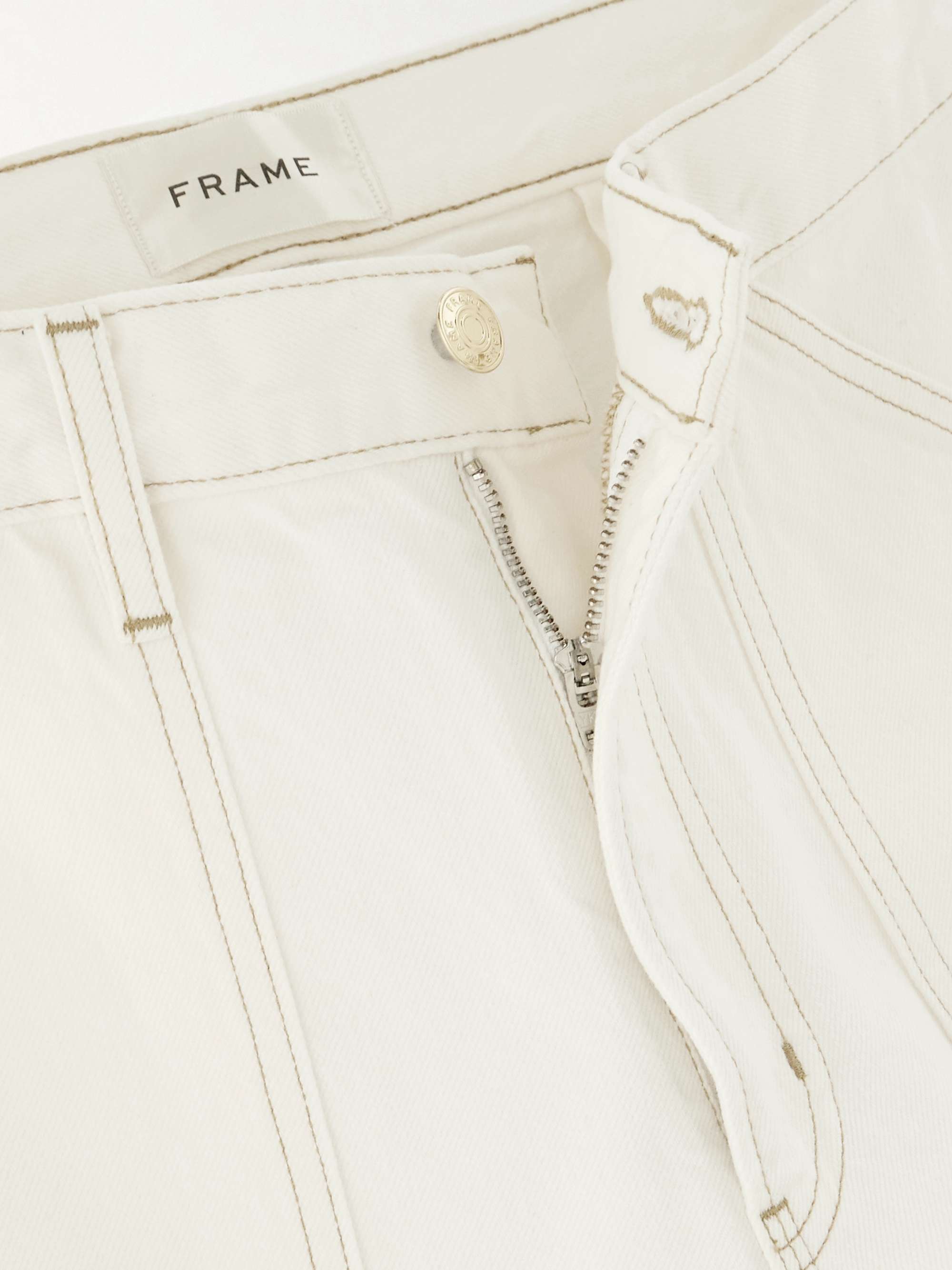 The Utility high-rise straight-leg jeans view