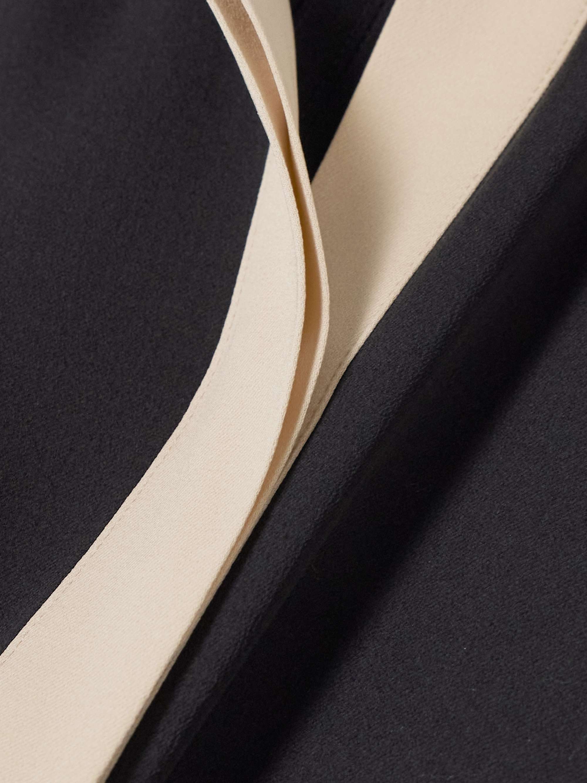 Pio two-tone silk shirt view
