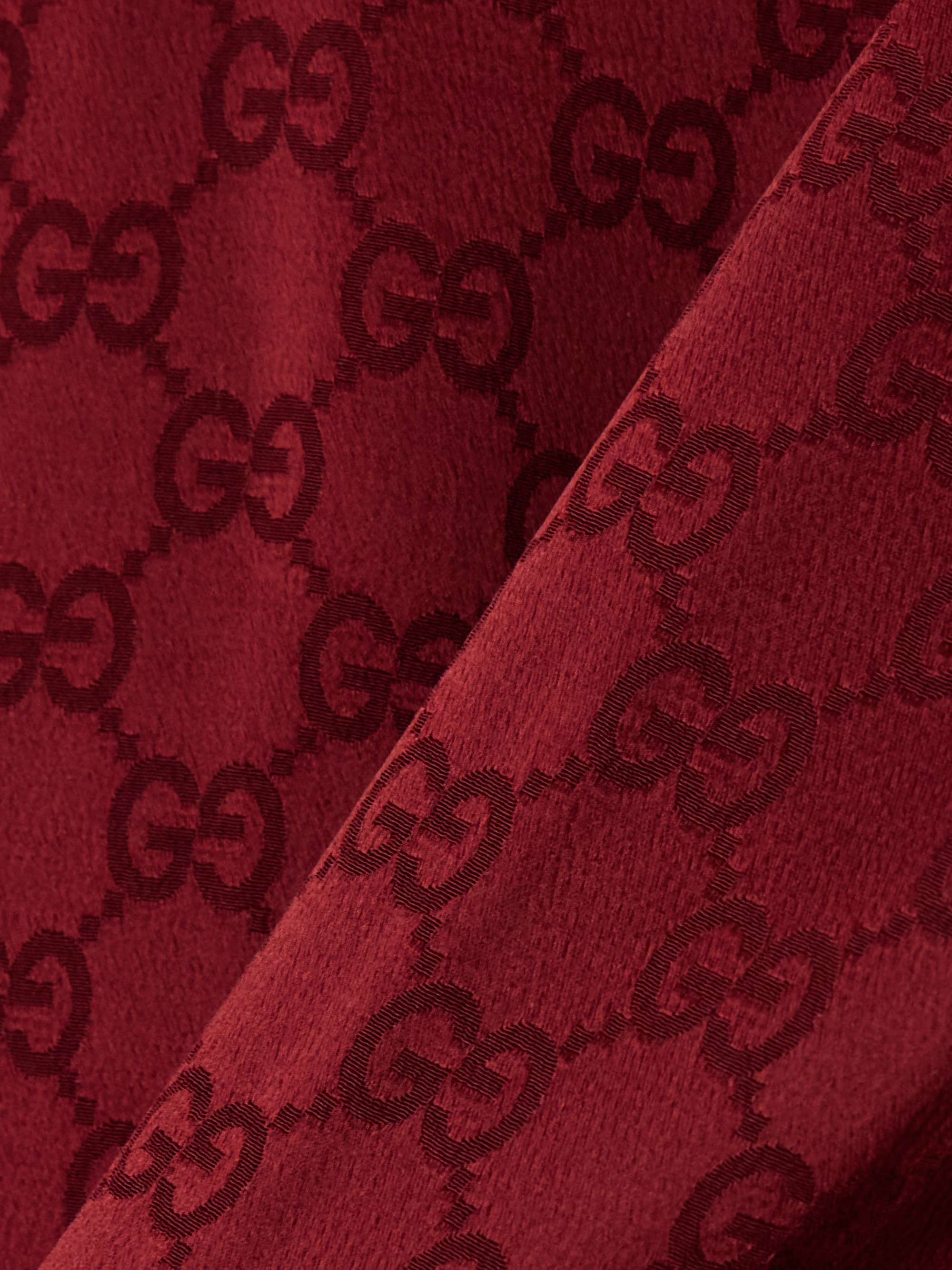 Satin-jacquard track jacket view