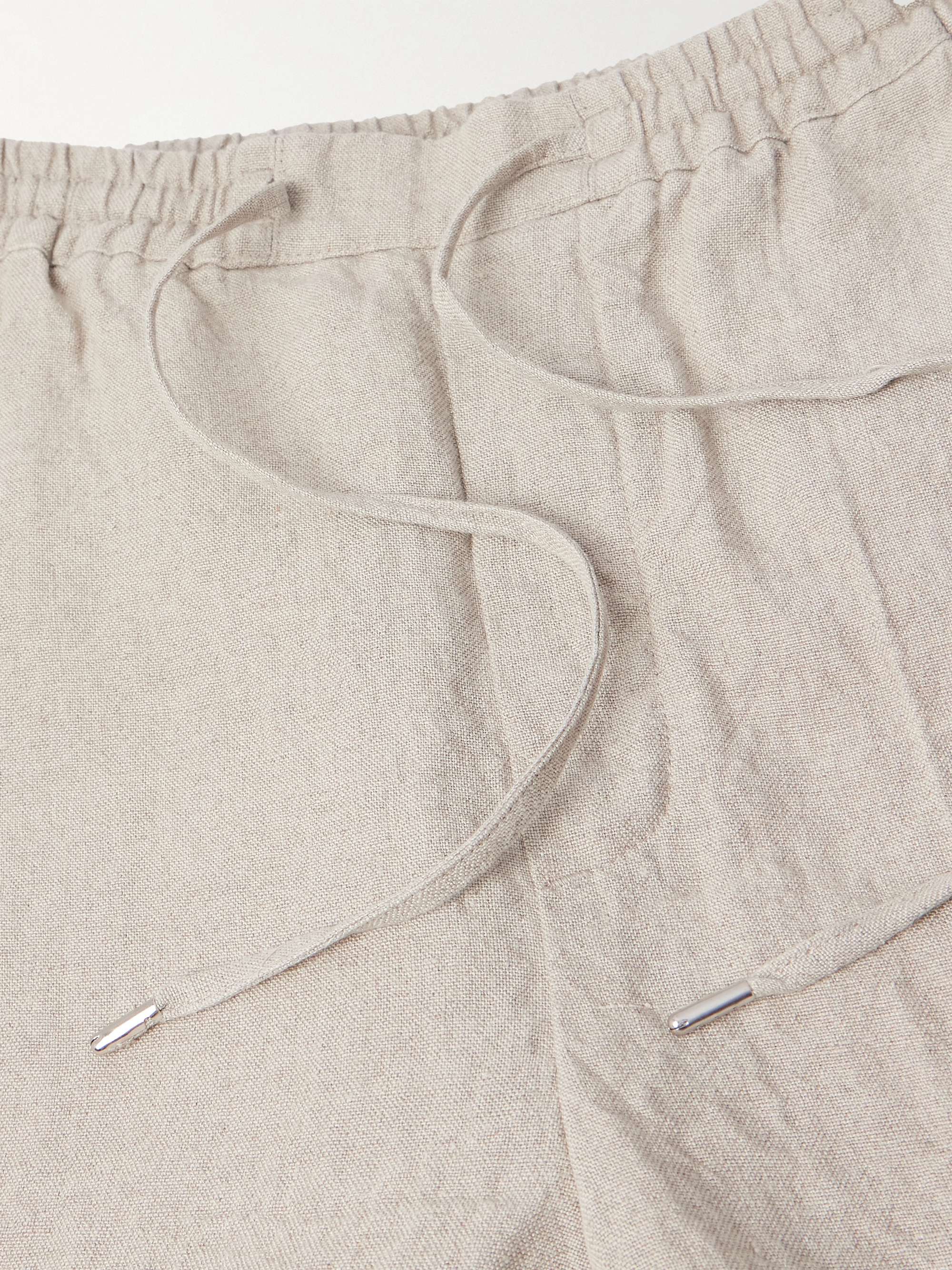 Samurai Wide-Leg Linen Trousers view