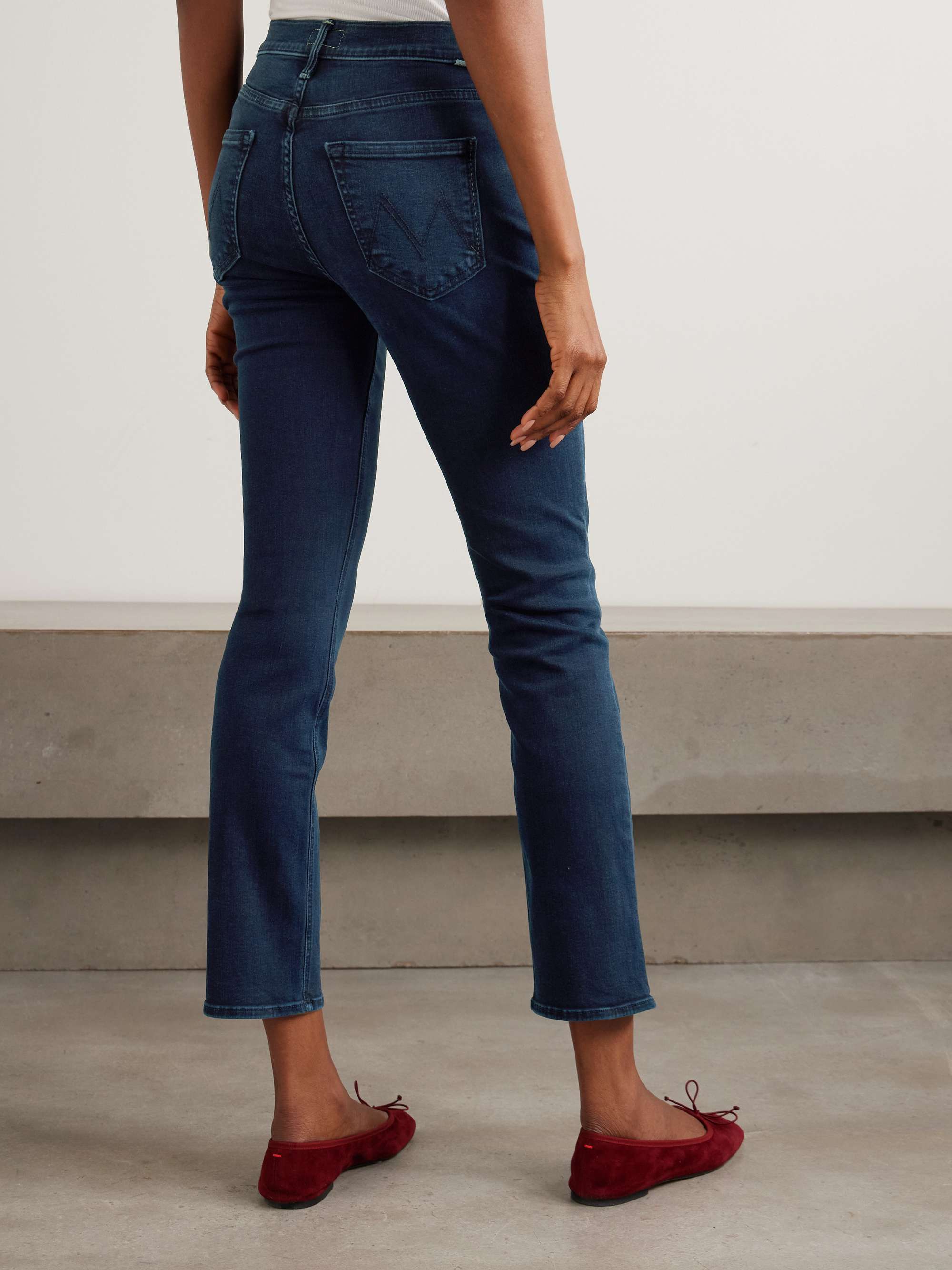 The Dazzler Ankle mid-rise straight-leg jeans view