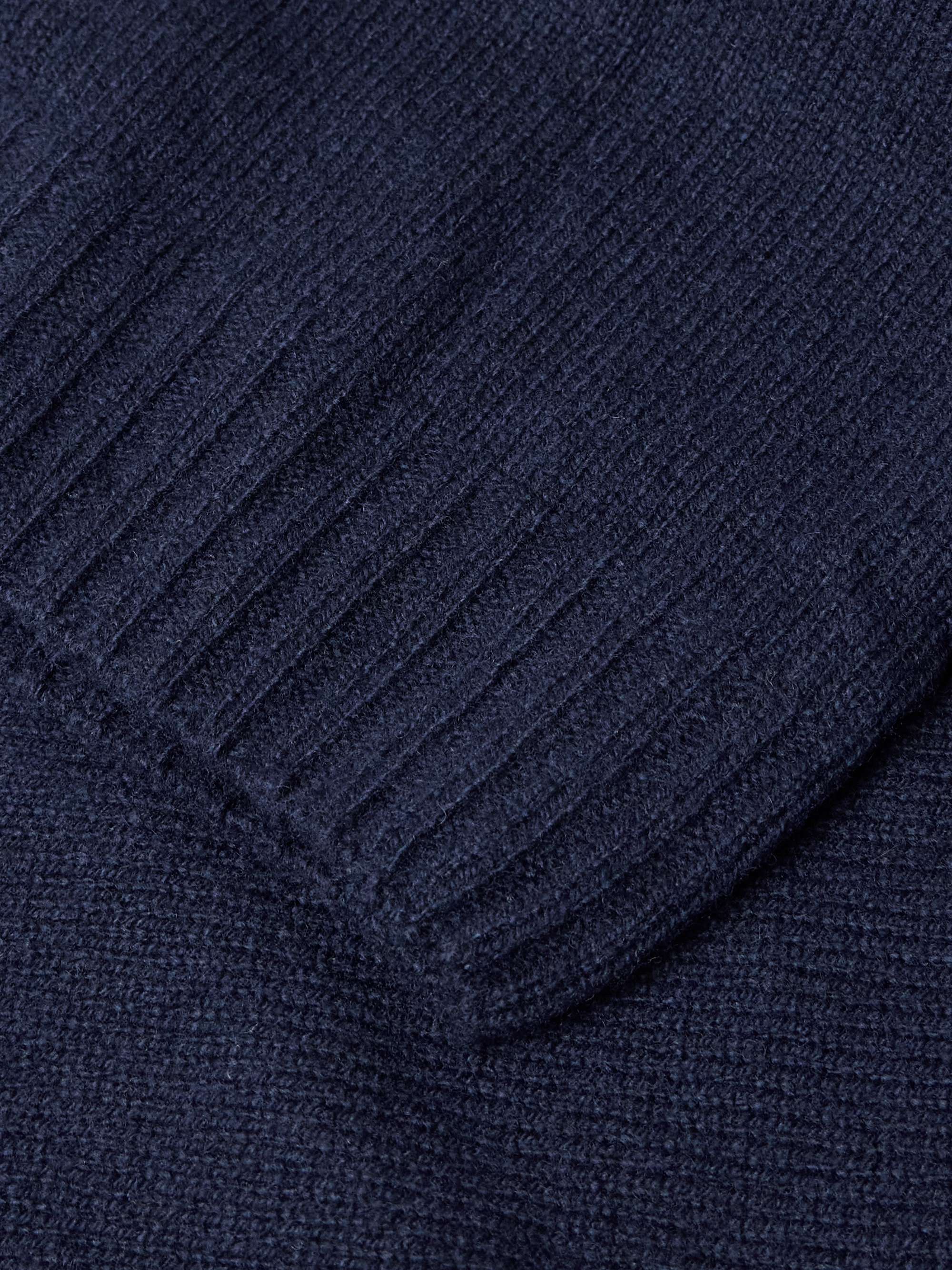 Norfolk Recycled-Cashmere and Merino Wool-Blend Sweater view