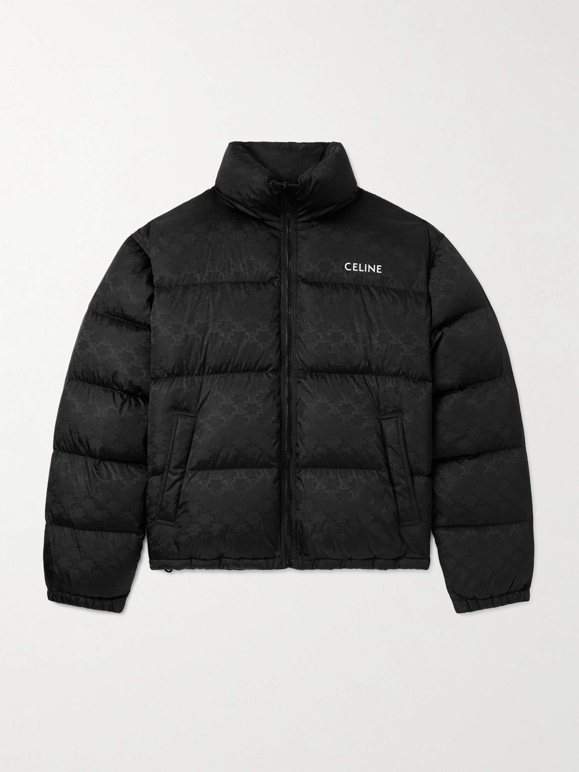 Quilted Logo-Jacquard Nylon Down Jacket view