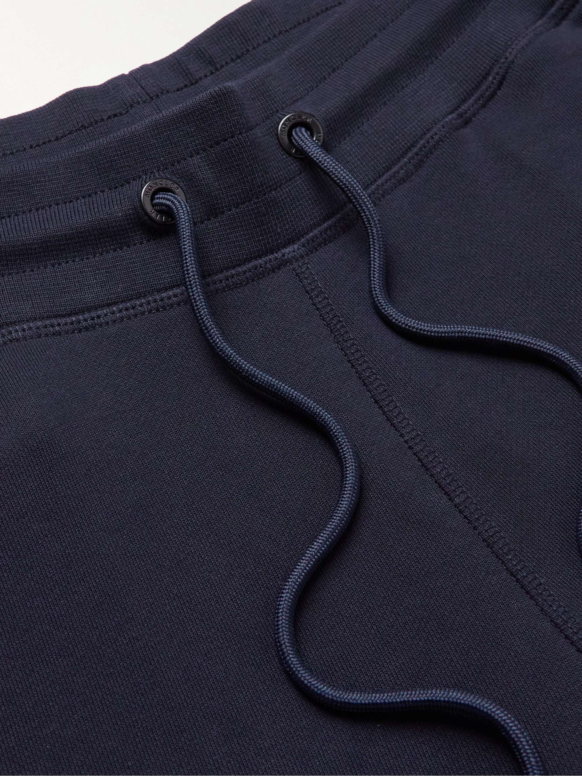 2 Moncler 1952 Tapered Logo-Appliquéd Cotton-Jersey Sweatpants view