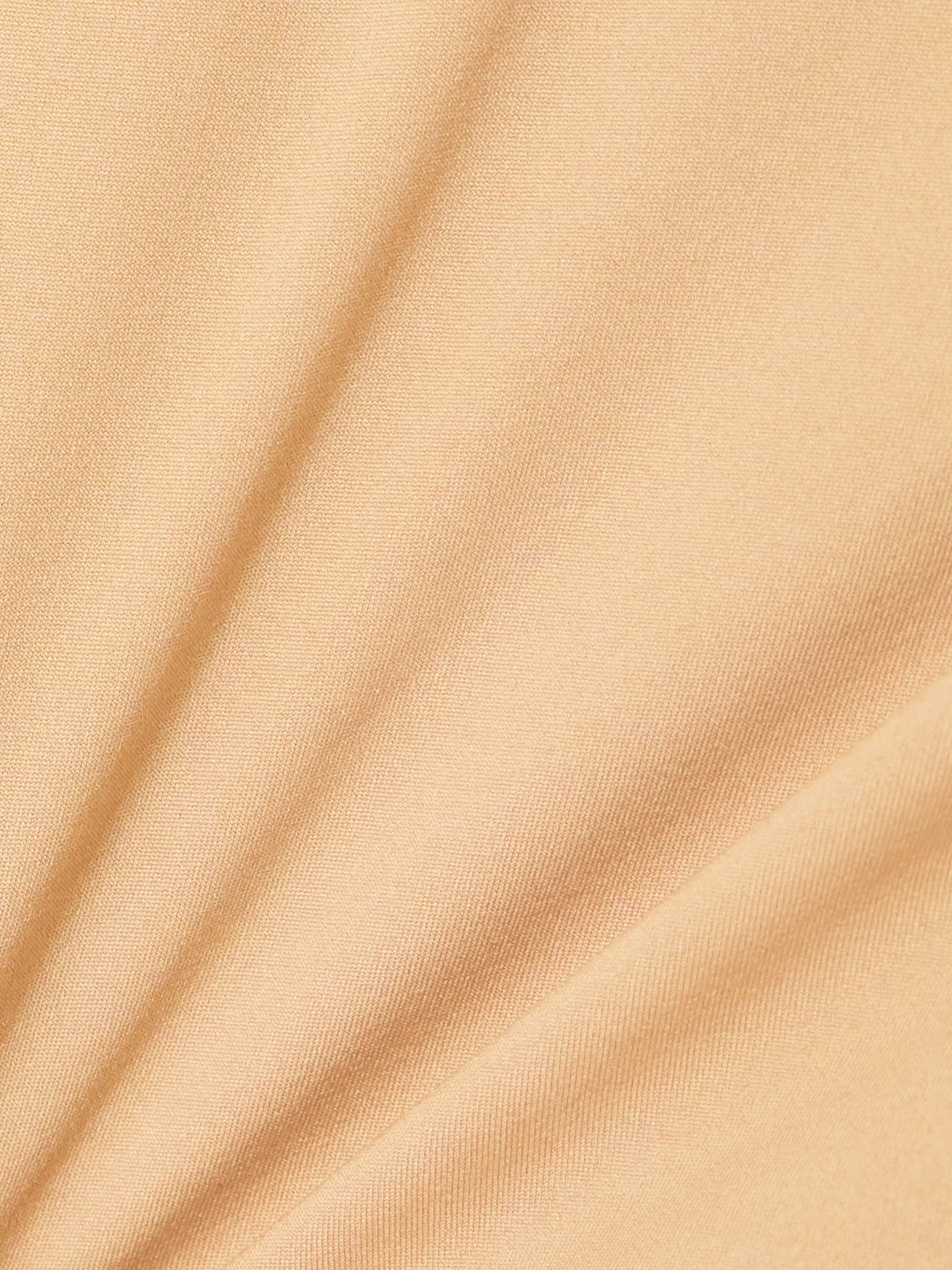 + RHW paneled stretch-jersey turtleneck bodysuit view