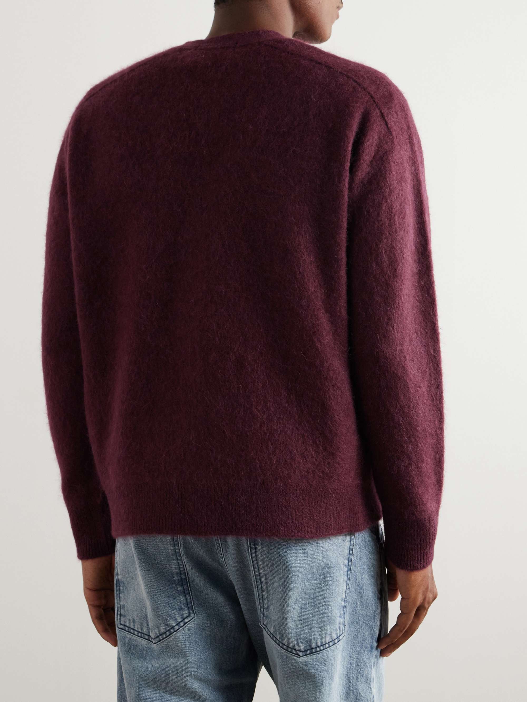 Brushed-Alpaca Cardigan view
