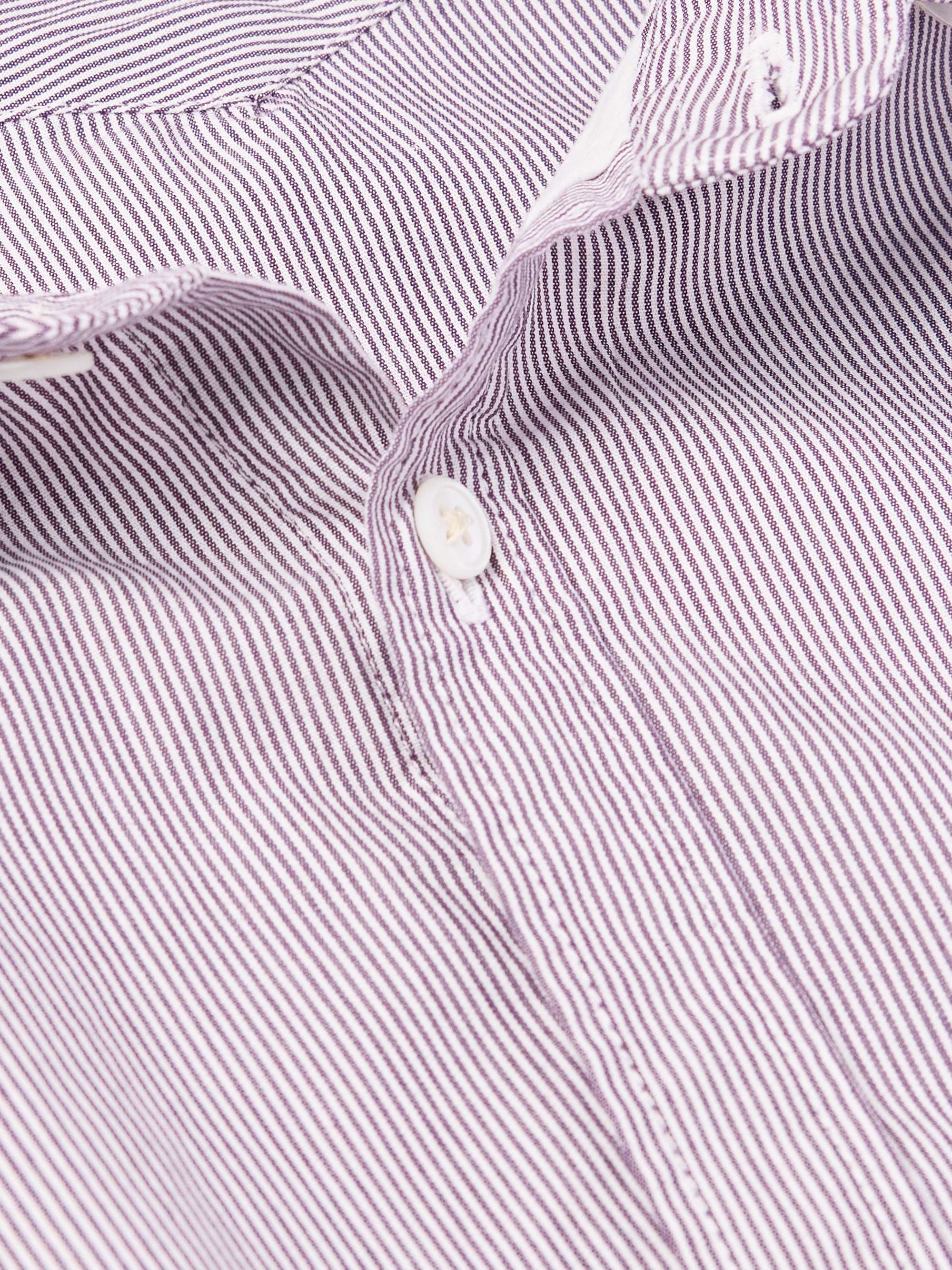 Genova Striped Cotton-Poplin Shirt view