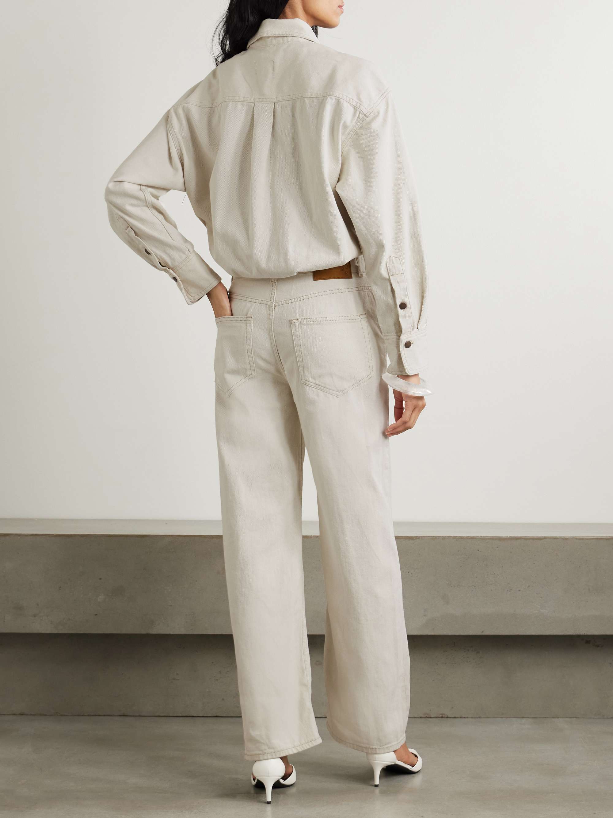 Tessie denim jumpsuit view
