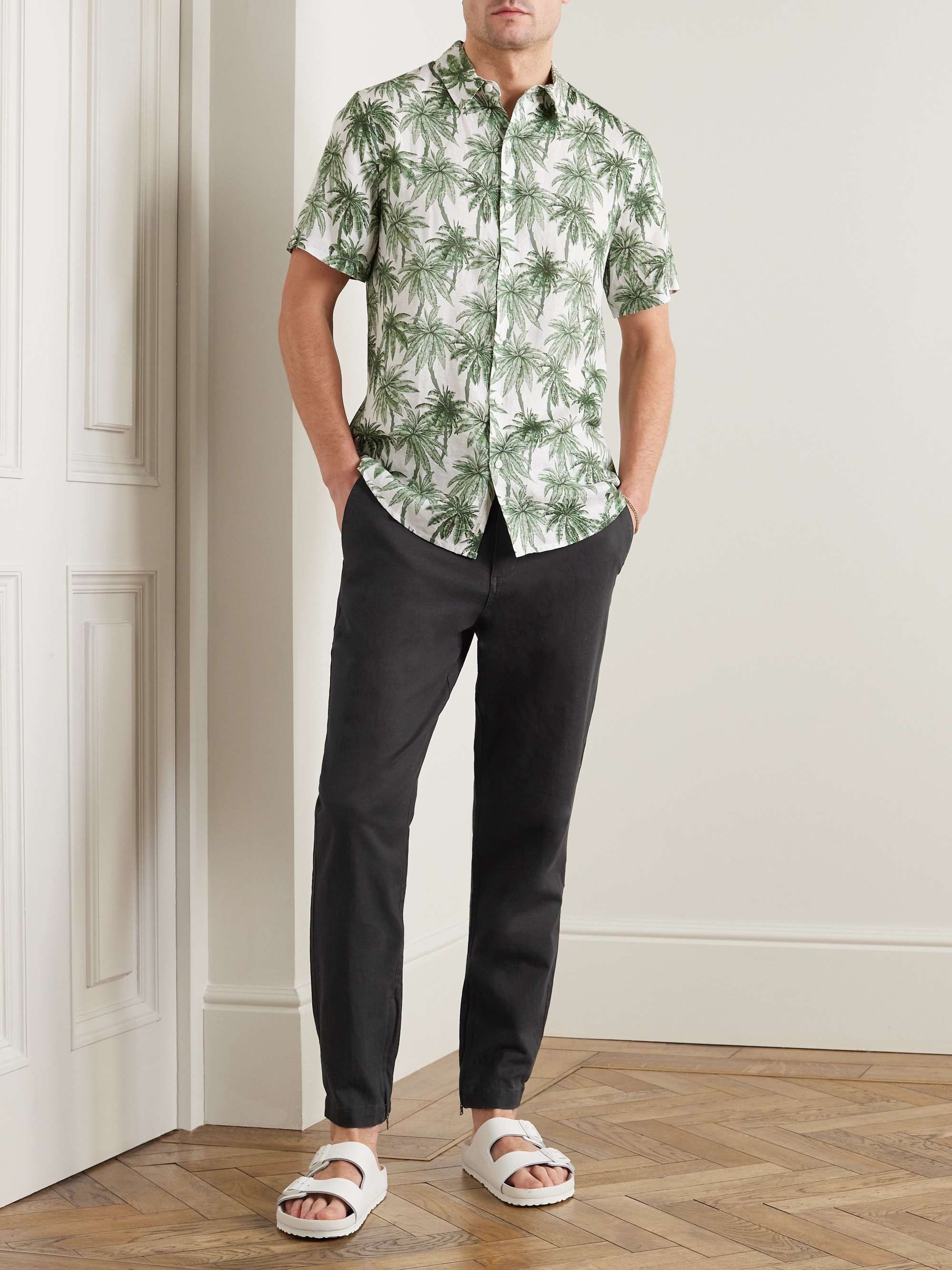 Traveller Tapered Cotton-Blend Trousers view