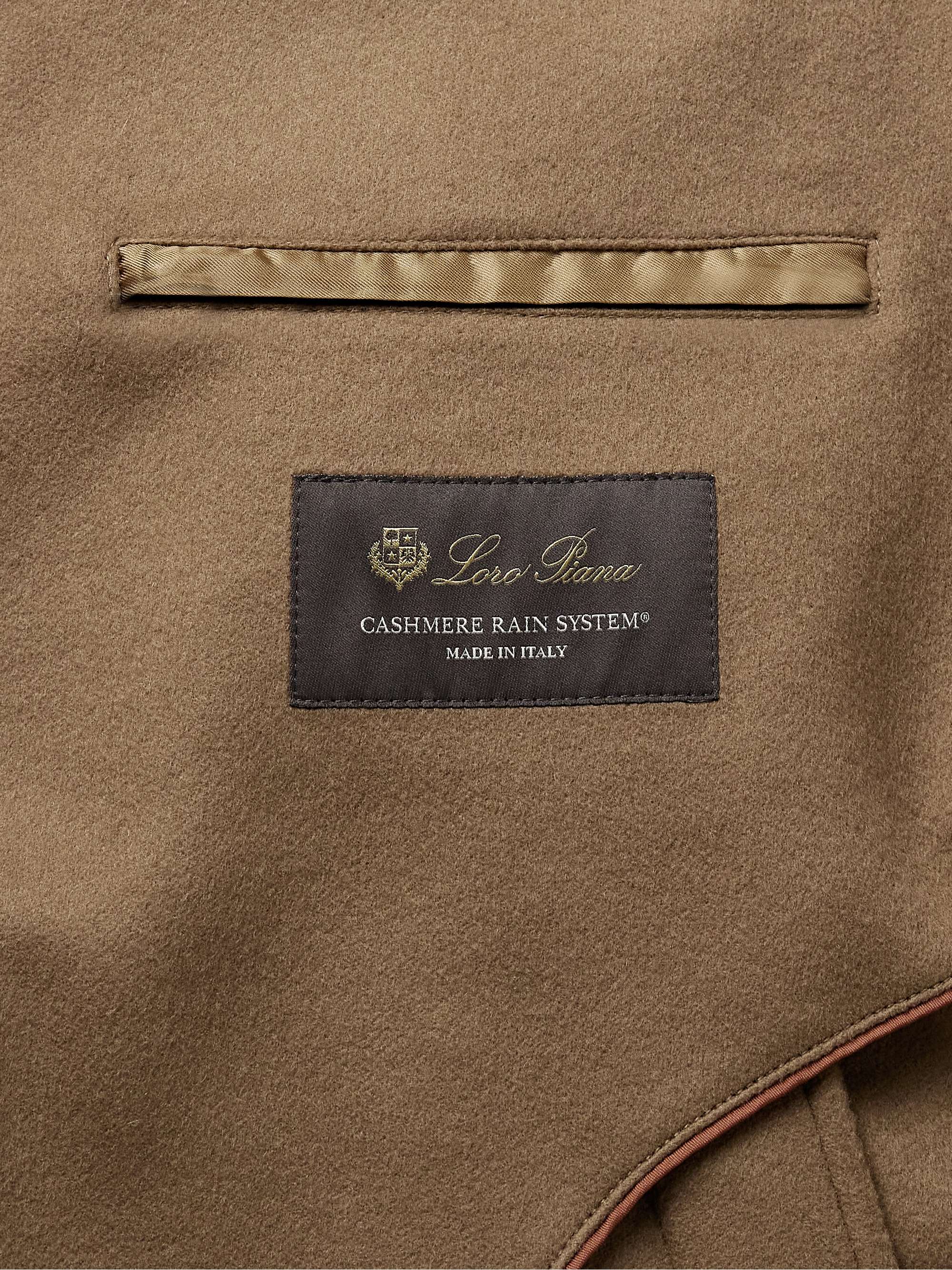 Slim-Fit Double-Breasted Rain System® Cashmere Overcoat view